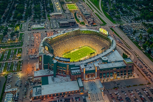 stadium tour 2024, Lambeau Field, Green Bay, March 1 2024