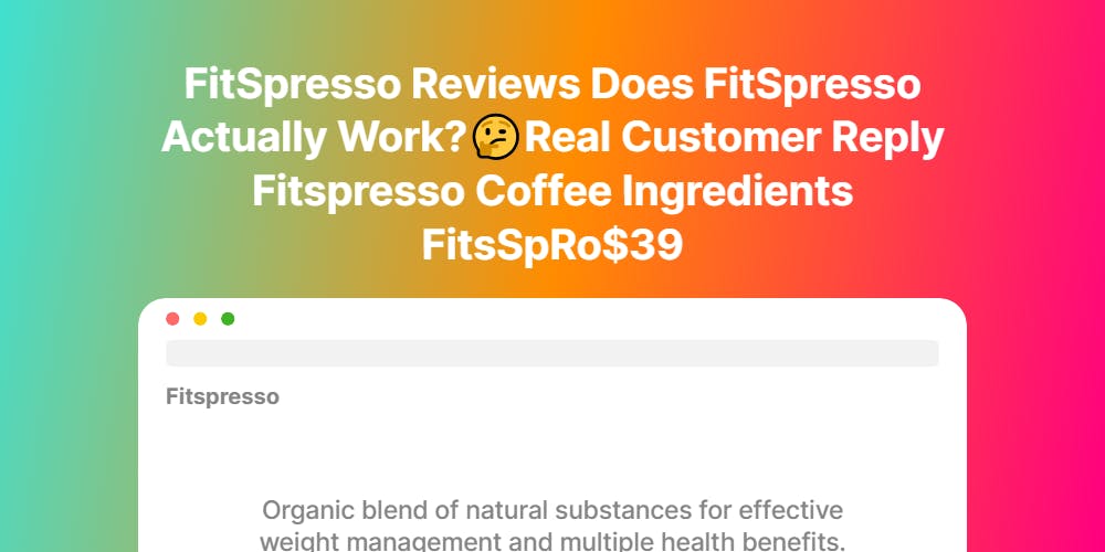 Fitspresso