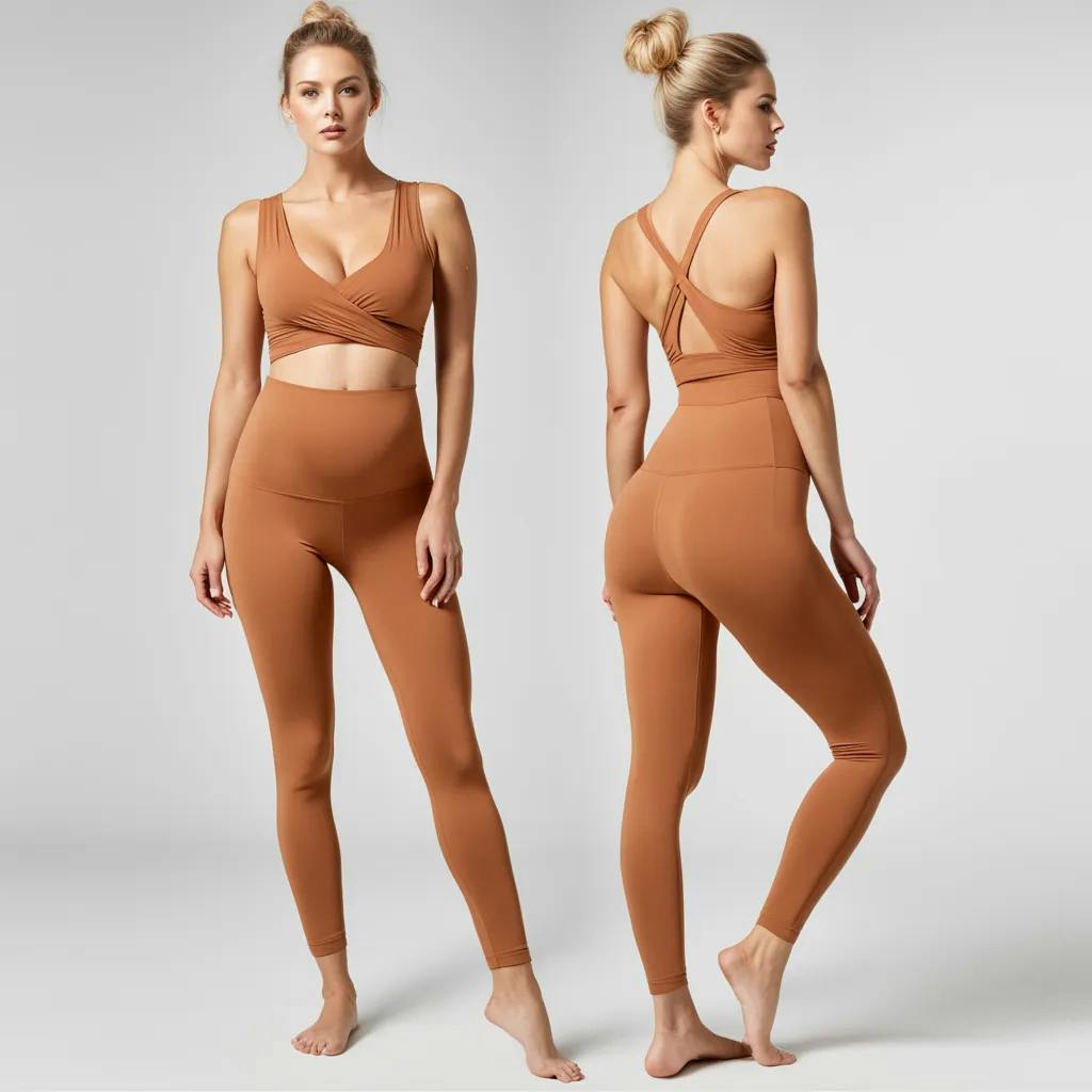 AI fashion clothing design | Fair skinned Pregnant model with 