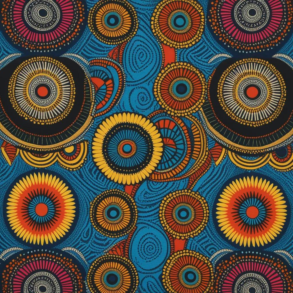 AI textile design pattern | Beautiful, vibrant and colourful 