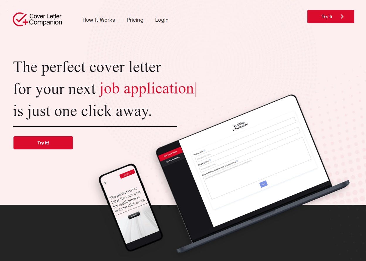 Cover Letter Companion