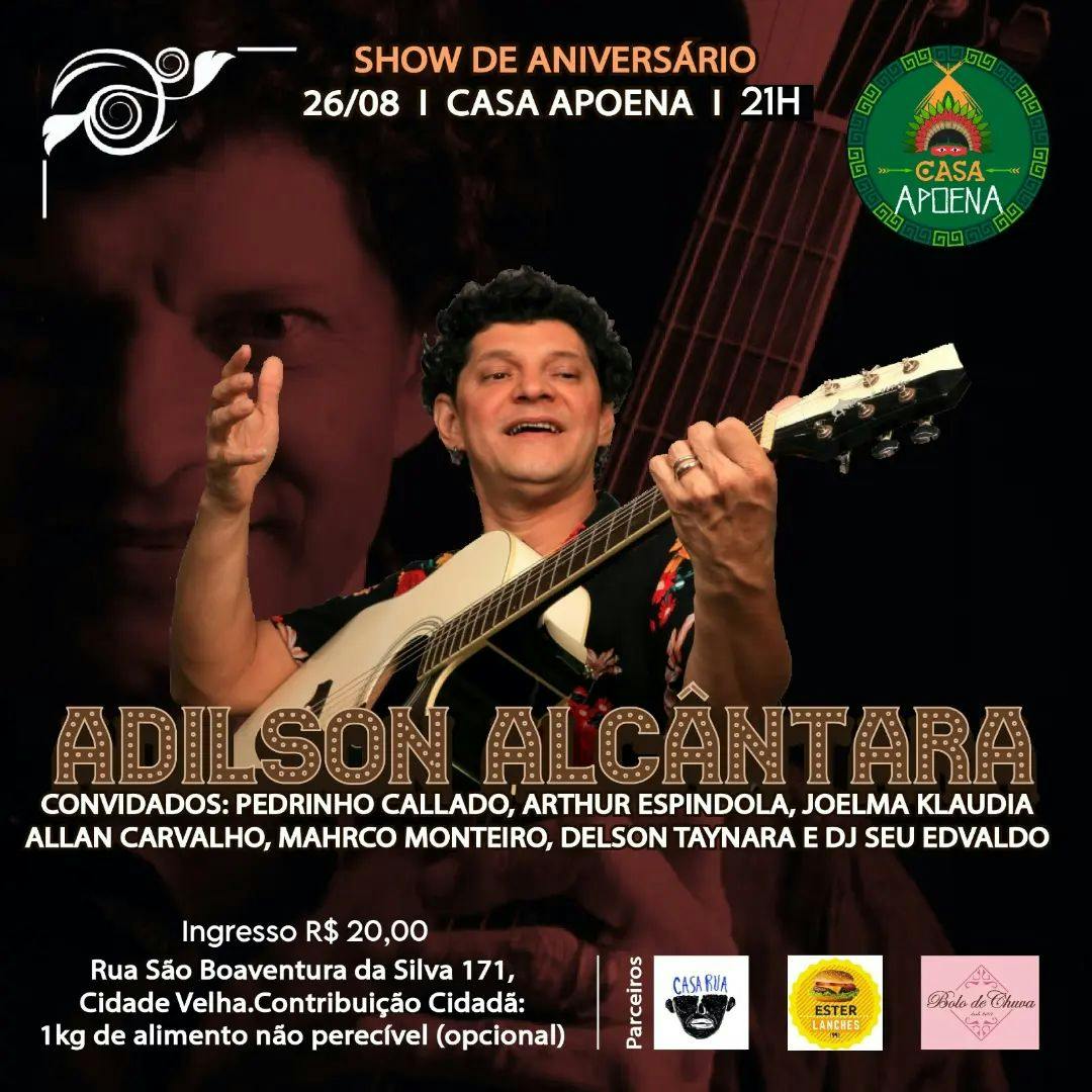 Palco Belém Eventos Show Adilson Alcântara e convidados na  