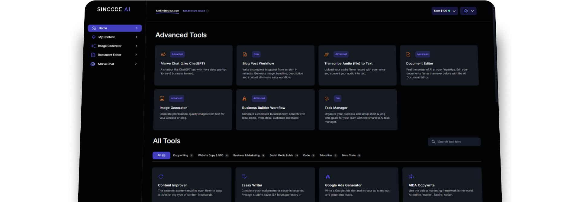 Giải pháp thay thế Rytr.me - SinCode AI