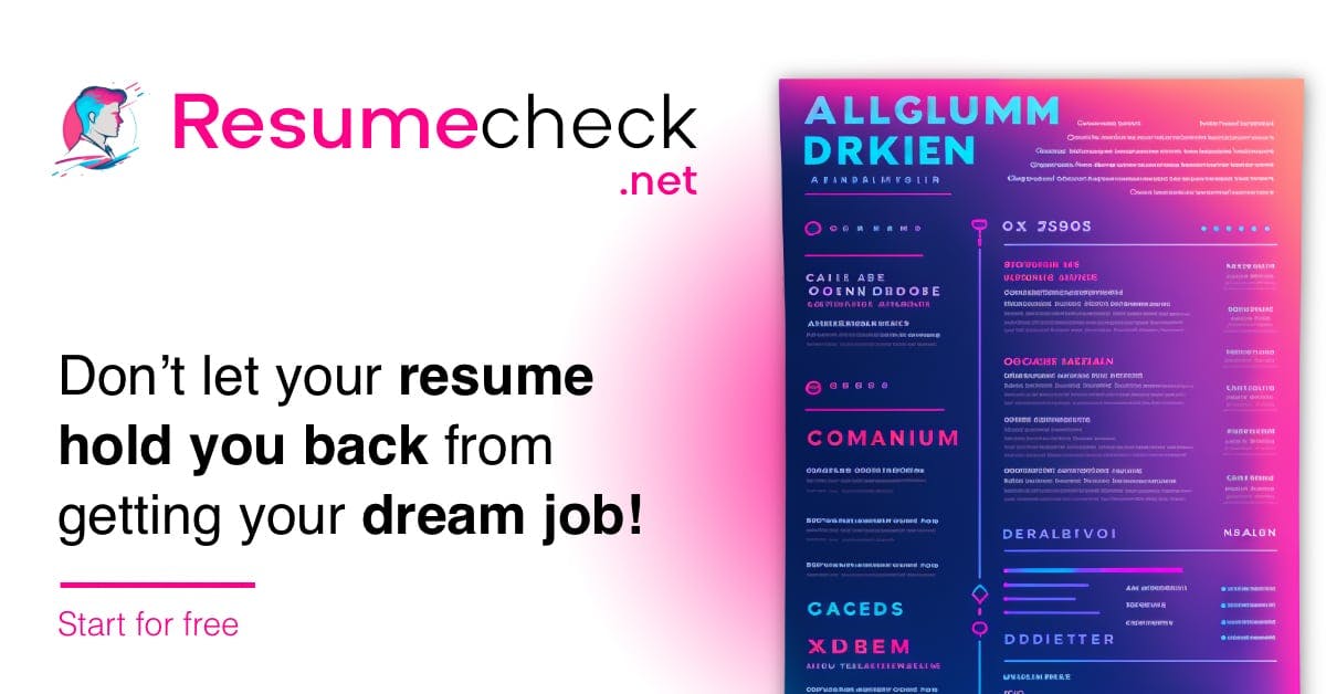 #1 Resume improvement platform | resumecheck.net