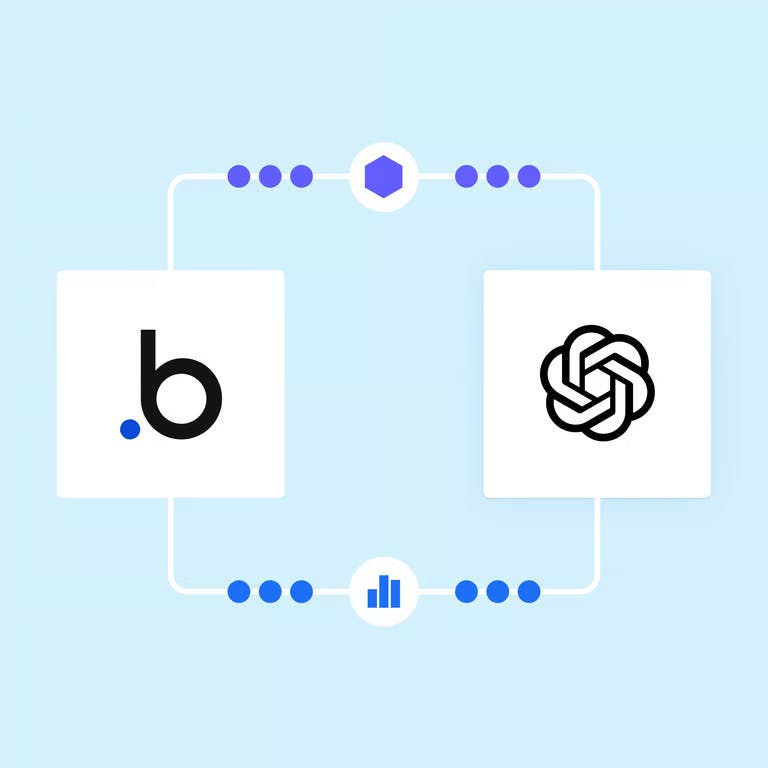Bubble connects to external AI apps such as OpenAI GPT.