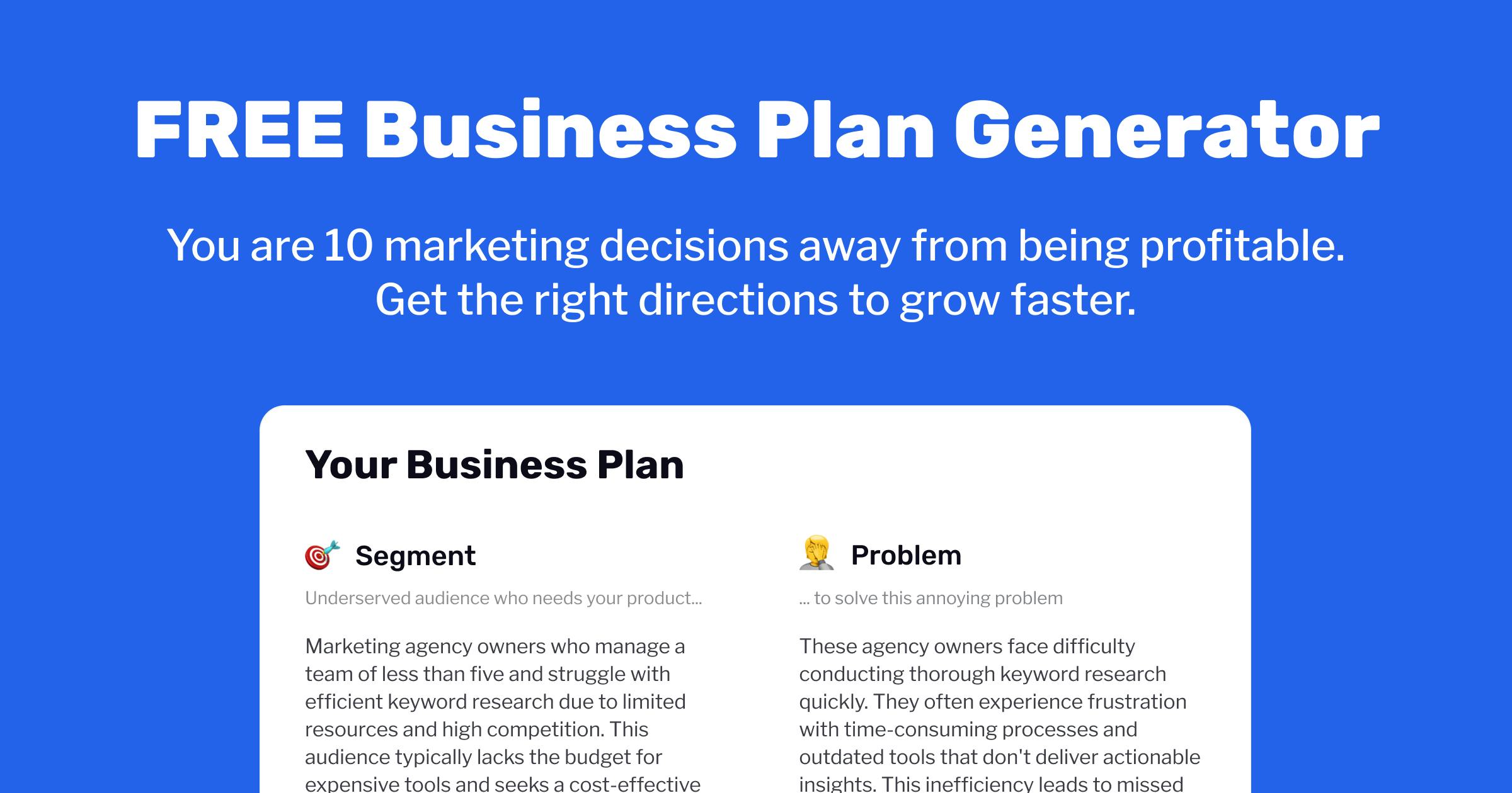 AI Business Plan Generator 100 Free No Email Required ai-business-plan-generator-100-free-no-email-required