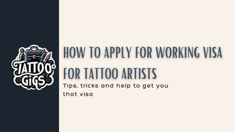 Tattoo artist working VISA