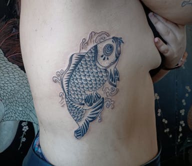 TattooGigs tattoo from Marta L tattoo artist (Japanese traditional, Blackwork, Sketch style)
