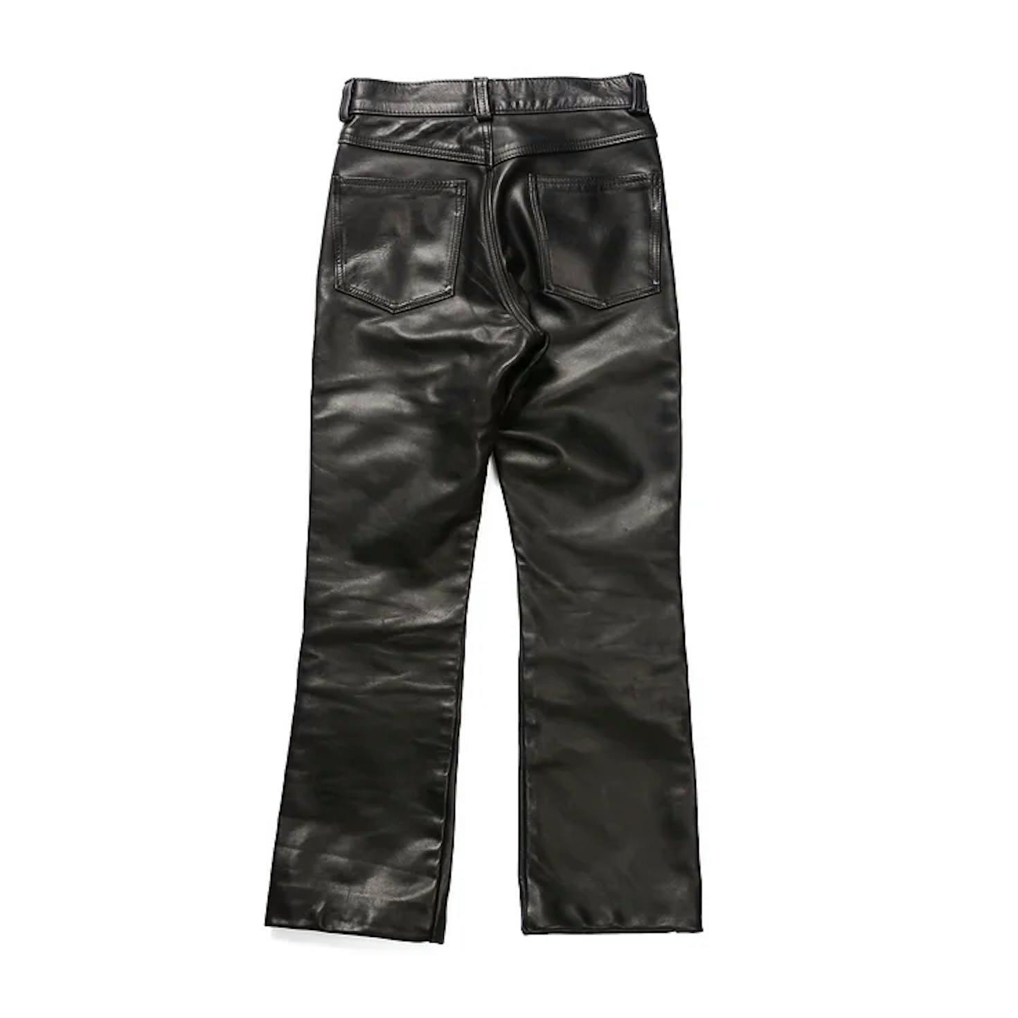 80'S SCHOTT PERFECTO LEATHER PANTS-画像1