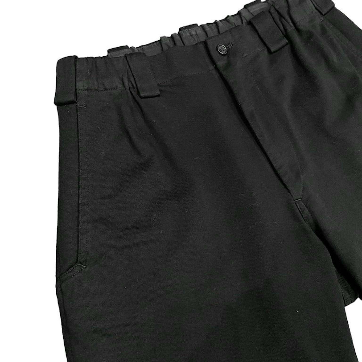 Y's for men コットンジャージーウエストゴムセミワイドイージーパンツ Archive 00s Yohji Yamamoto Pour Homme ヨウ-画像7