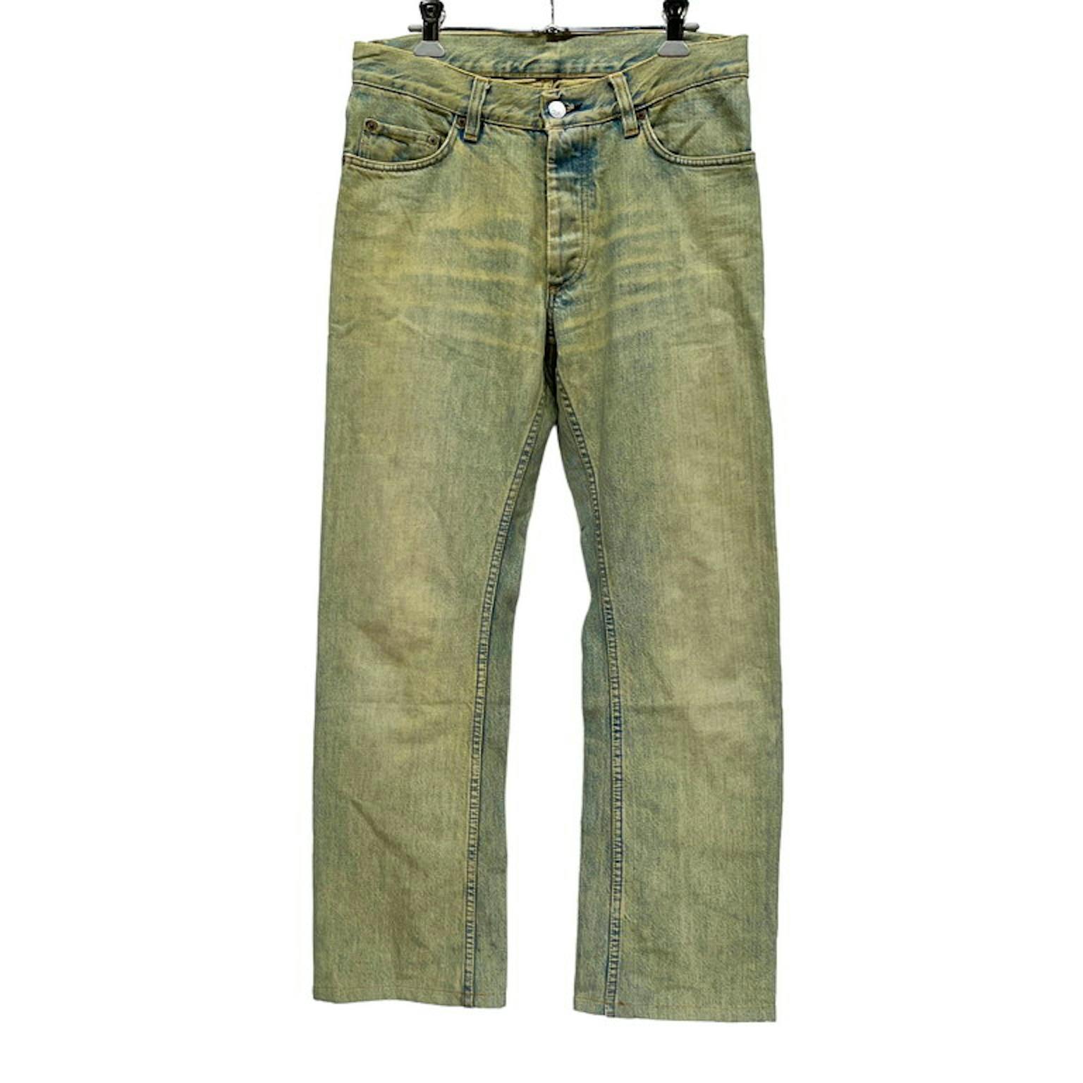 HELMUT LANG 1998 錆加工5ポケットデニムパンツ ジーンズ Archive 90s 