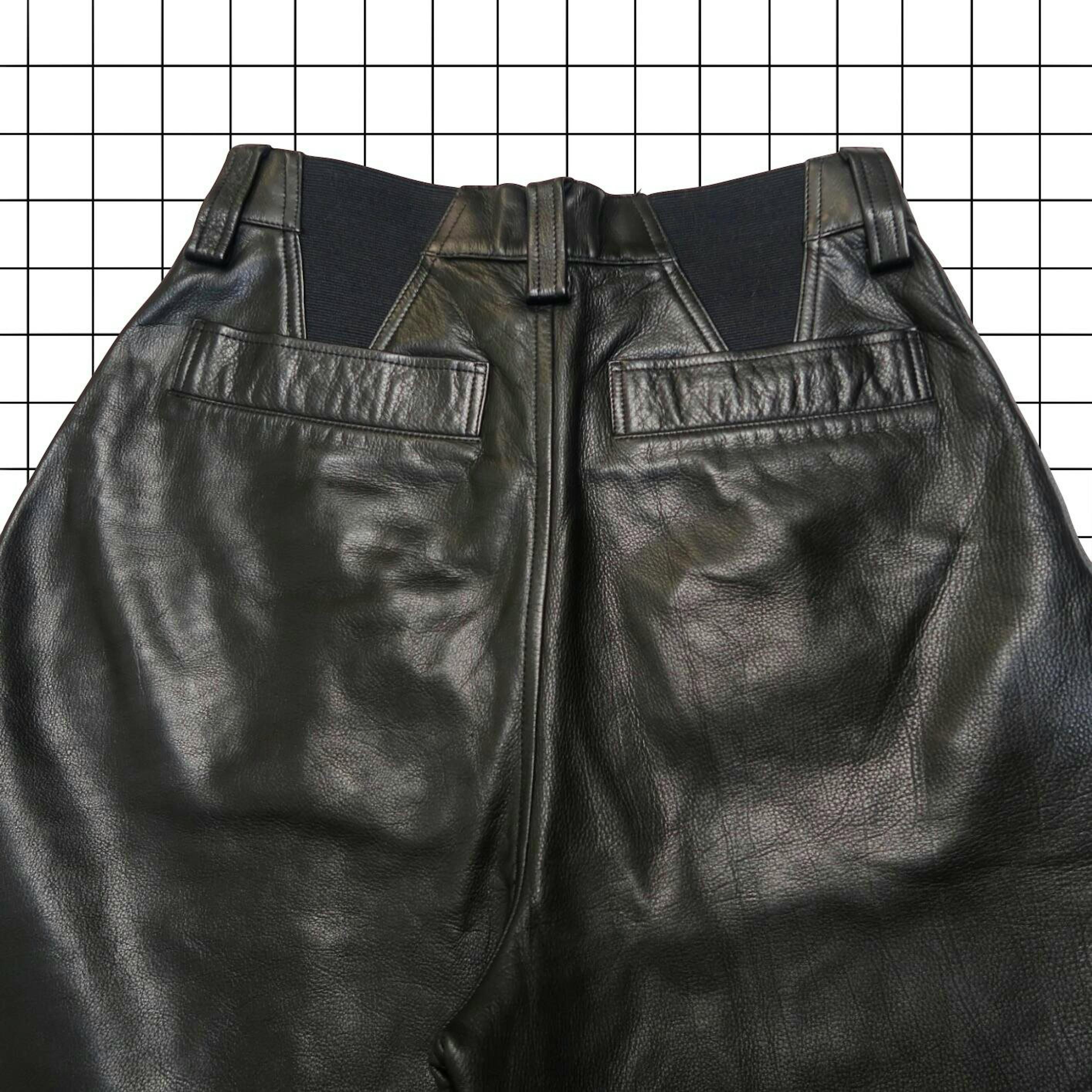 80s TOKIO KUMAGAI HOMME DE NUIT leather pants - ARCHIVESTOCK