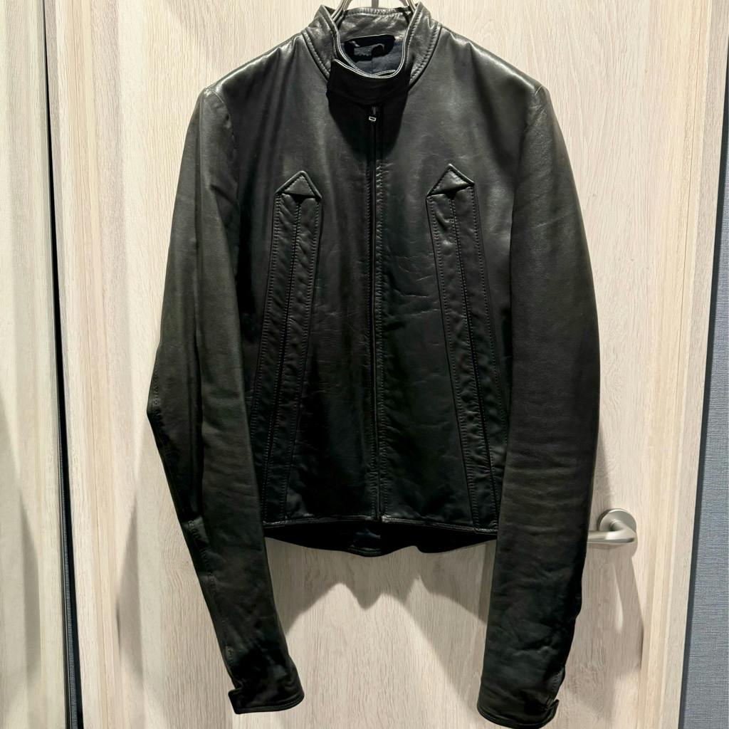 Maison Margiela 織り マルジェラ 八の字 5zipライダース 44