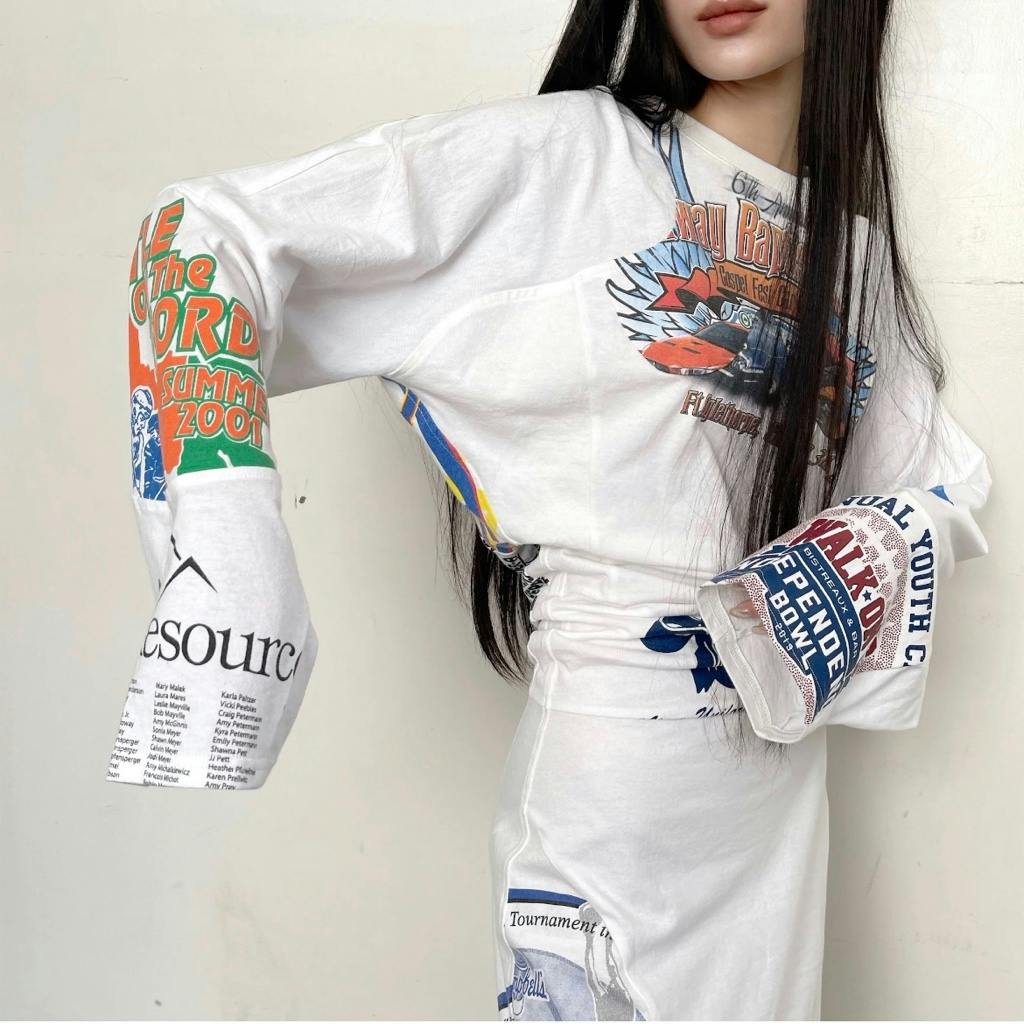 AKIKOAOKI 2nd symptoms dress 古着リメイクドレス - ARCHIVESTOCK