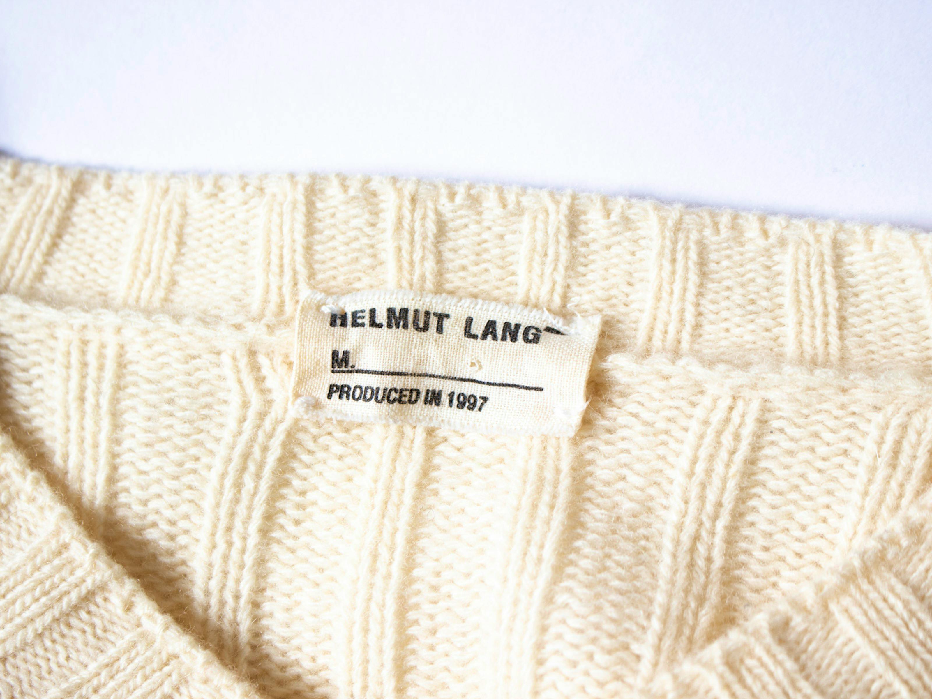 HELMUTLANG 】本人期 1997 ミリタリー コマンドニット M - ARCHIVESTOCK