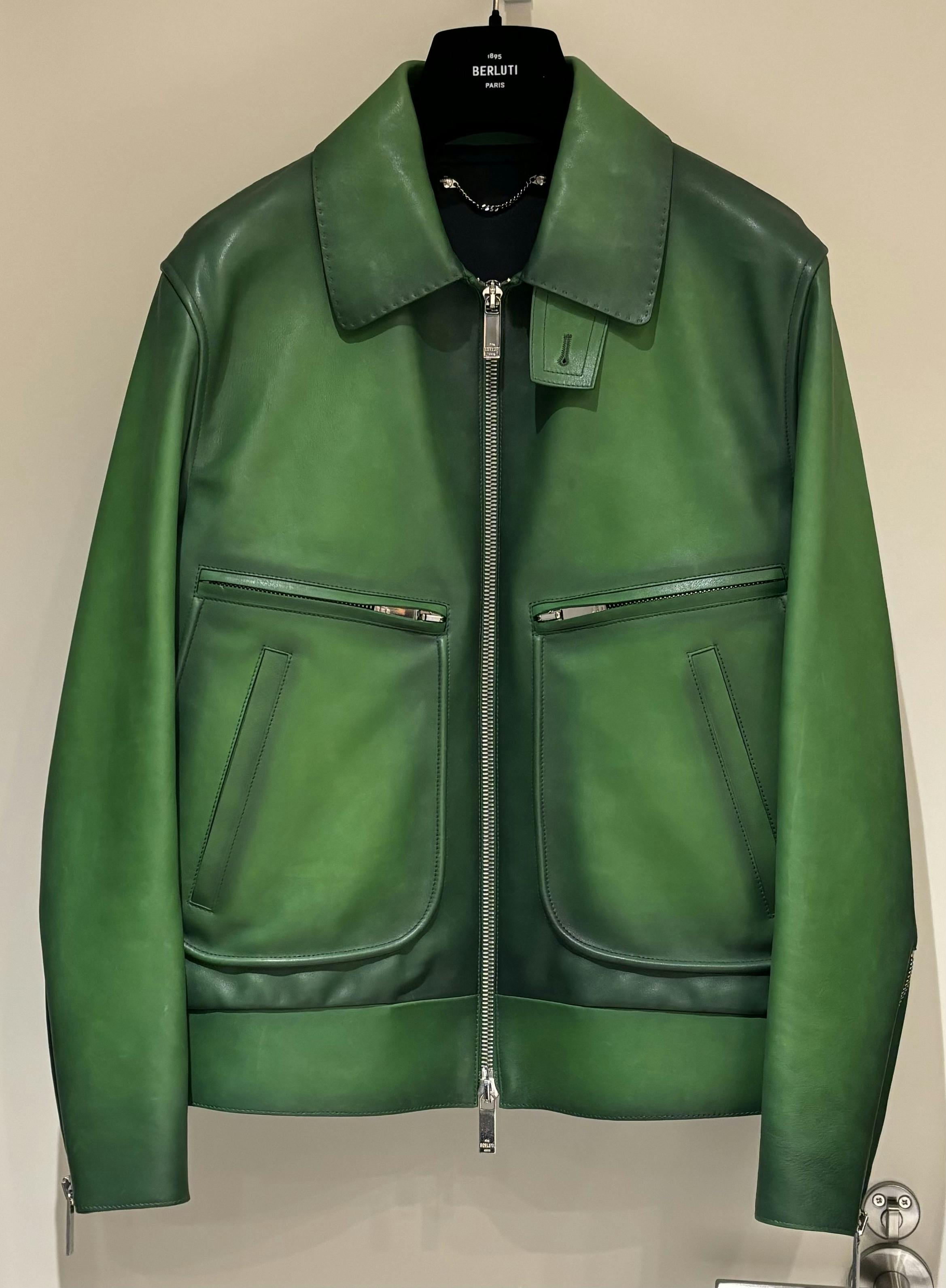 BERLUTI パティーヌ レザーブルゾン 46 - ARCHIVESTOCK