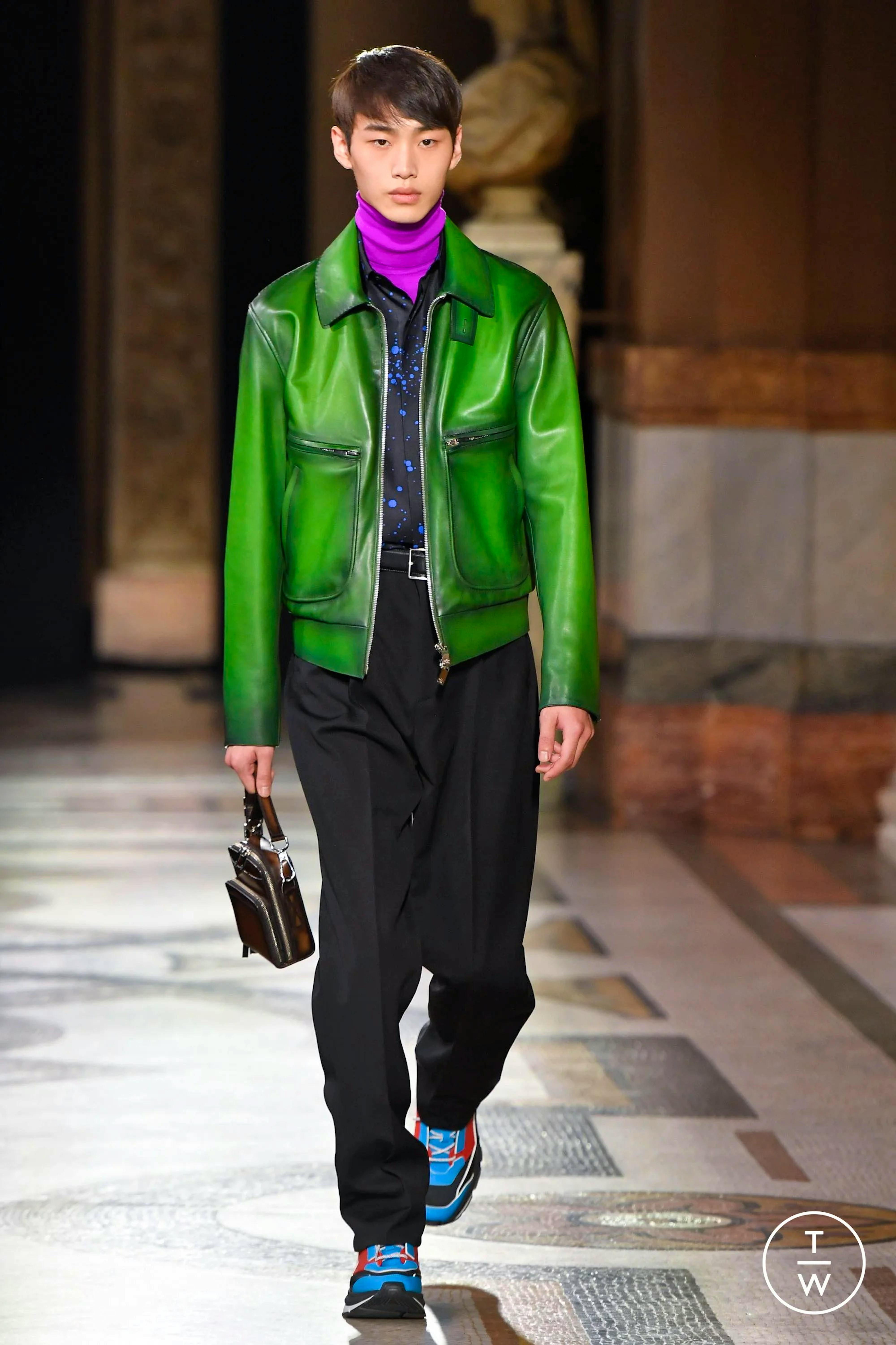 BERLUTI パティーヌ レザーブルゾン 46 - ARCHIVESTOCK