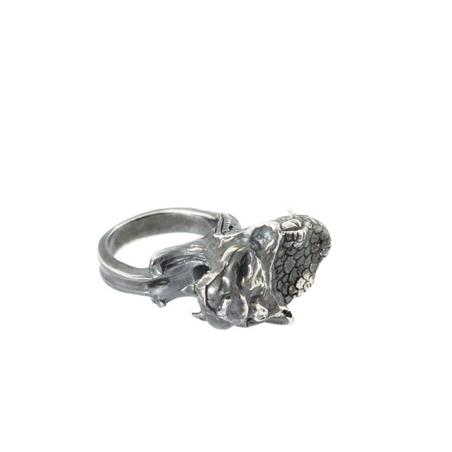 13AW Todd Lynn snake rion ring sv925 - ARCHIVESTOCK