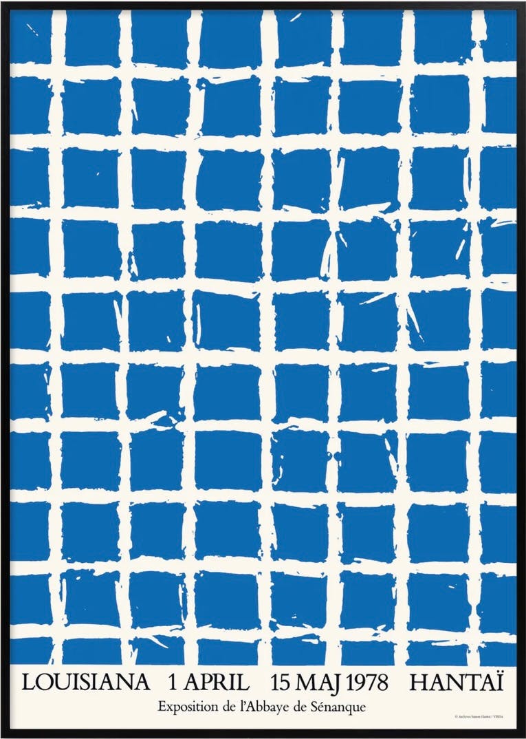 国内未入荷 Simon Hantai Tables Poster - ARCHIVESTOCK