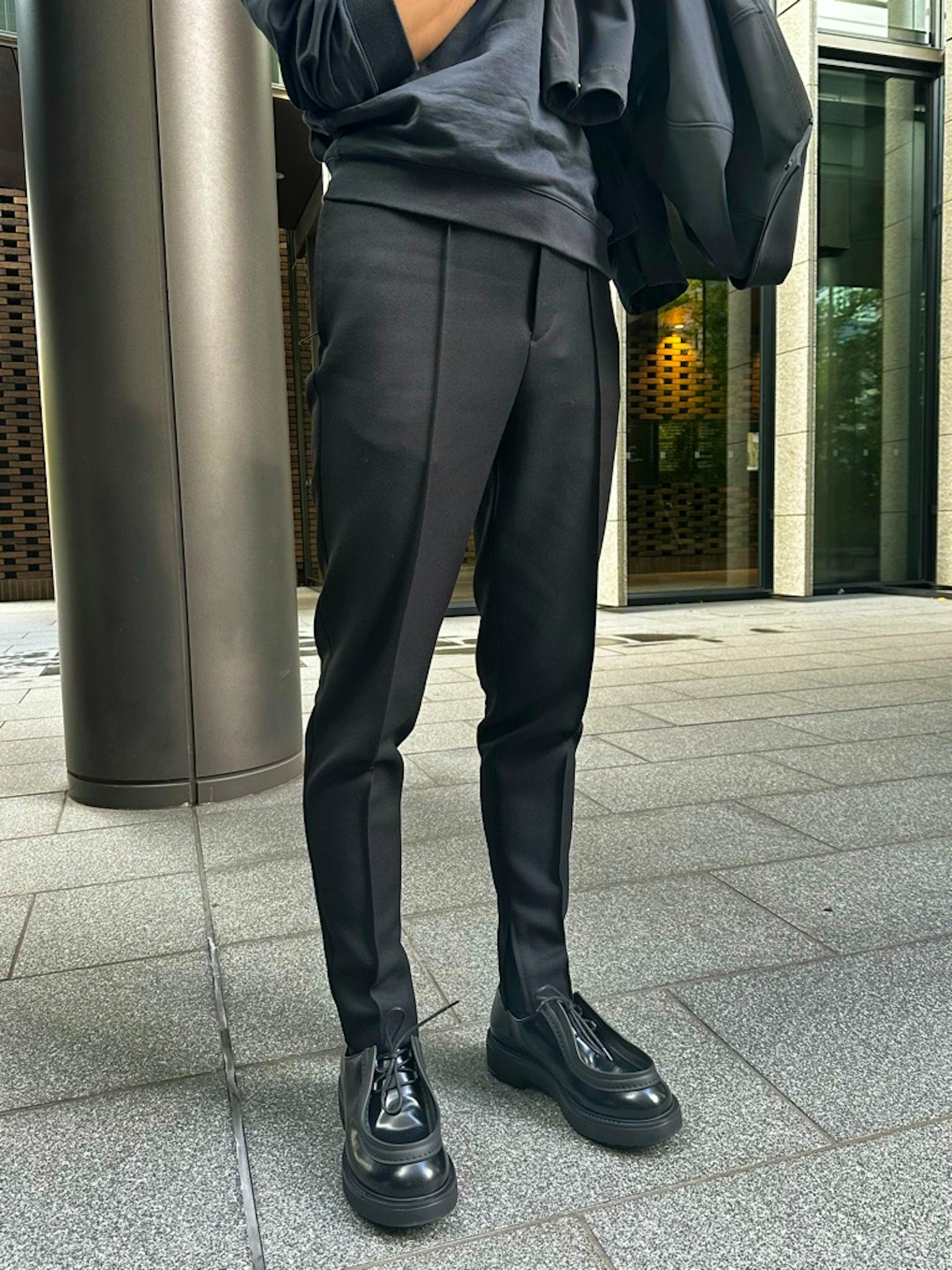 PRADA 23aw ストレッチナッテパンツ スラックス - ARCHIVESTOCK