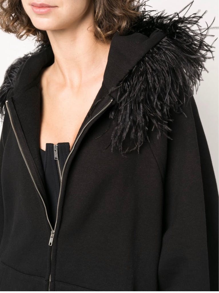 1017 ALYX 9SM アリクス フェザー フードジャケット ジップパーカー 公式 ストアファッション - 1017 ALYX 9SM アリクス フェザー フード