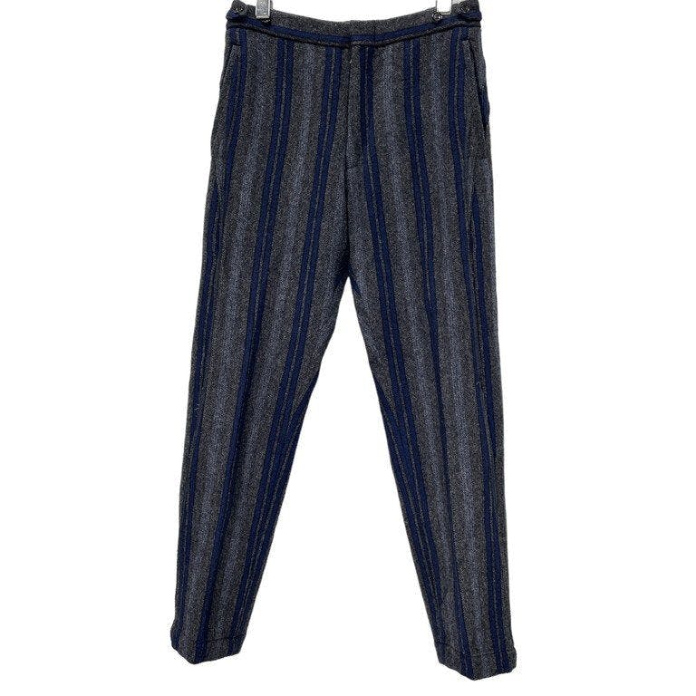 COMME des GARCONS HOMME PLUS 03AW ストライプ圧縮ウールインサイド 