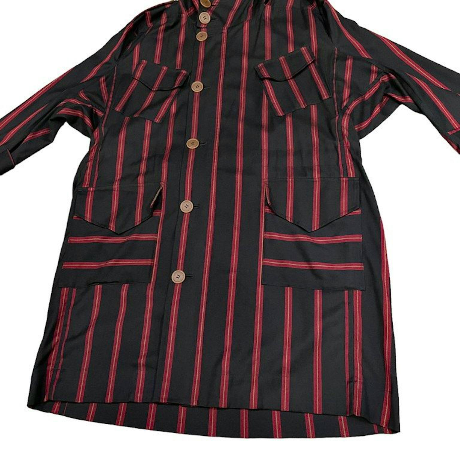 Vivienne Westwood MAN 22SS ウールレーヨンストライプドルマン 