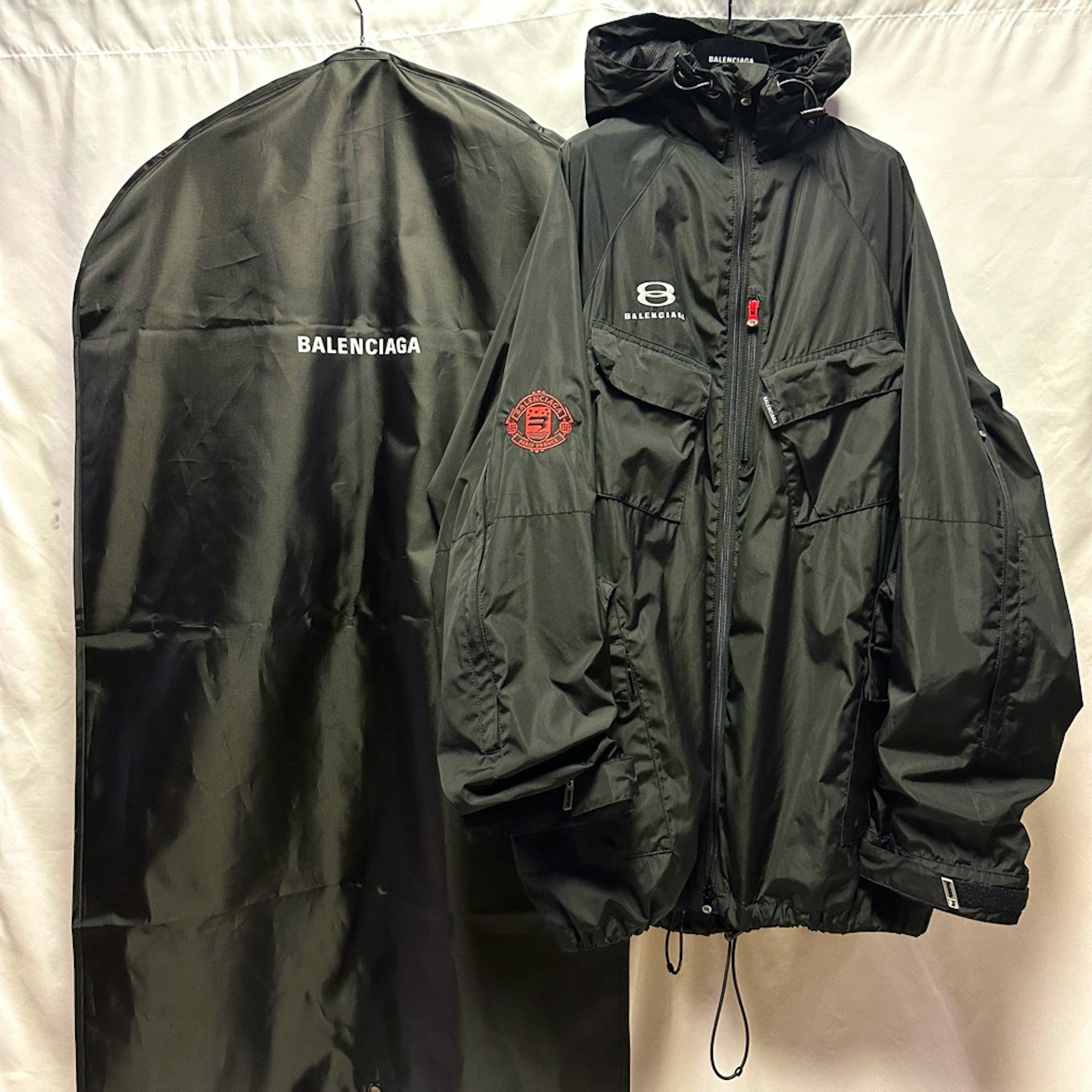 新品同様◇BALENCIAGA Technical nylon jacket 44 バレンシアガ 