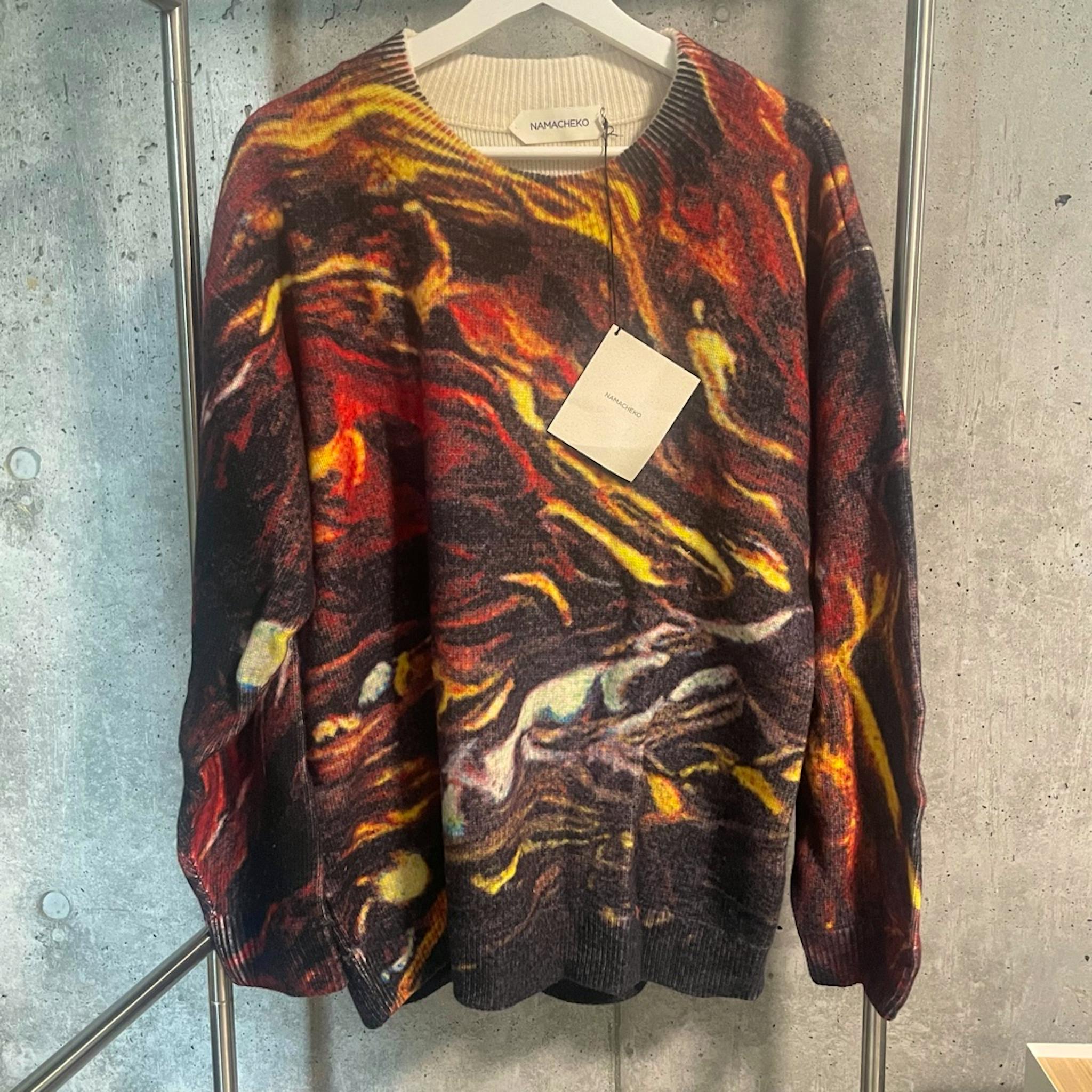 新品 NAMACHEKO 20aw marble knit - ARCHIVESTOCK 