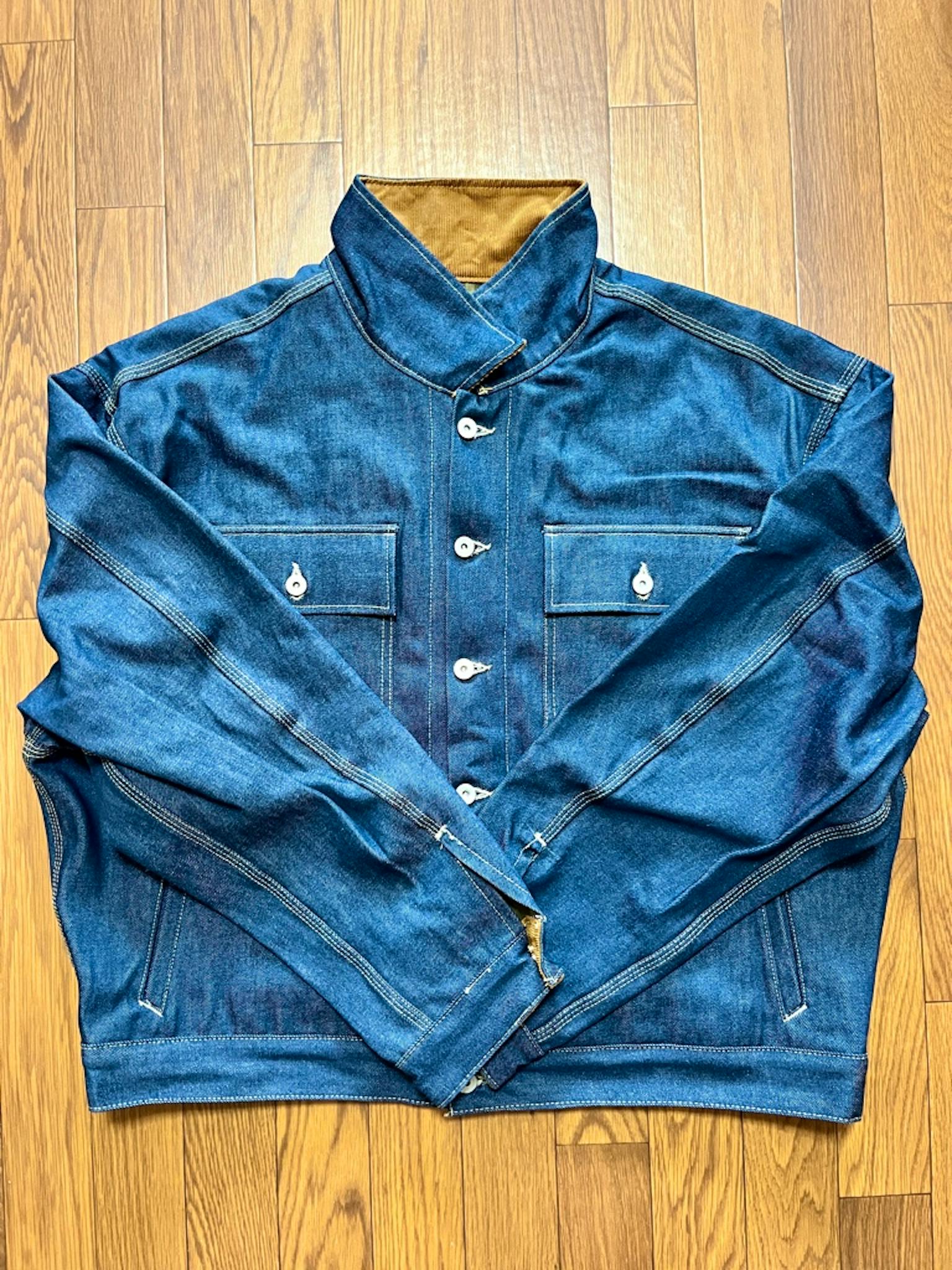 Yeezy season6 denim flannel jacket sample L - ARCHIVESTOCK