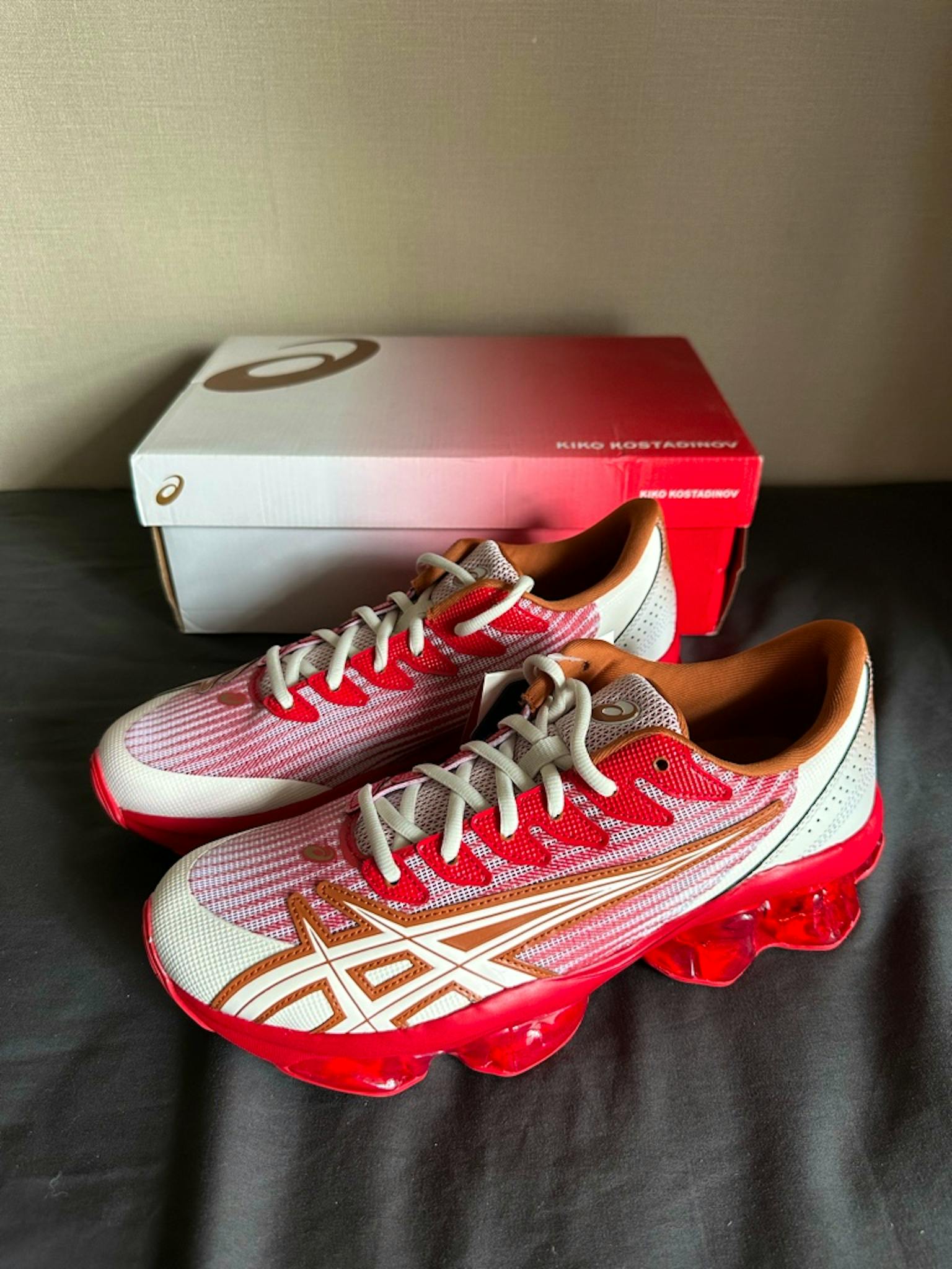 Kiko Kostadinov x ASICS gel-quantum levitrack candy apple red 27cm 