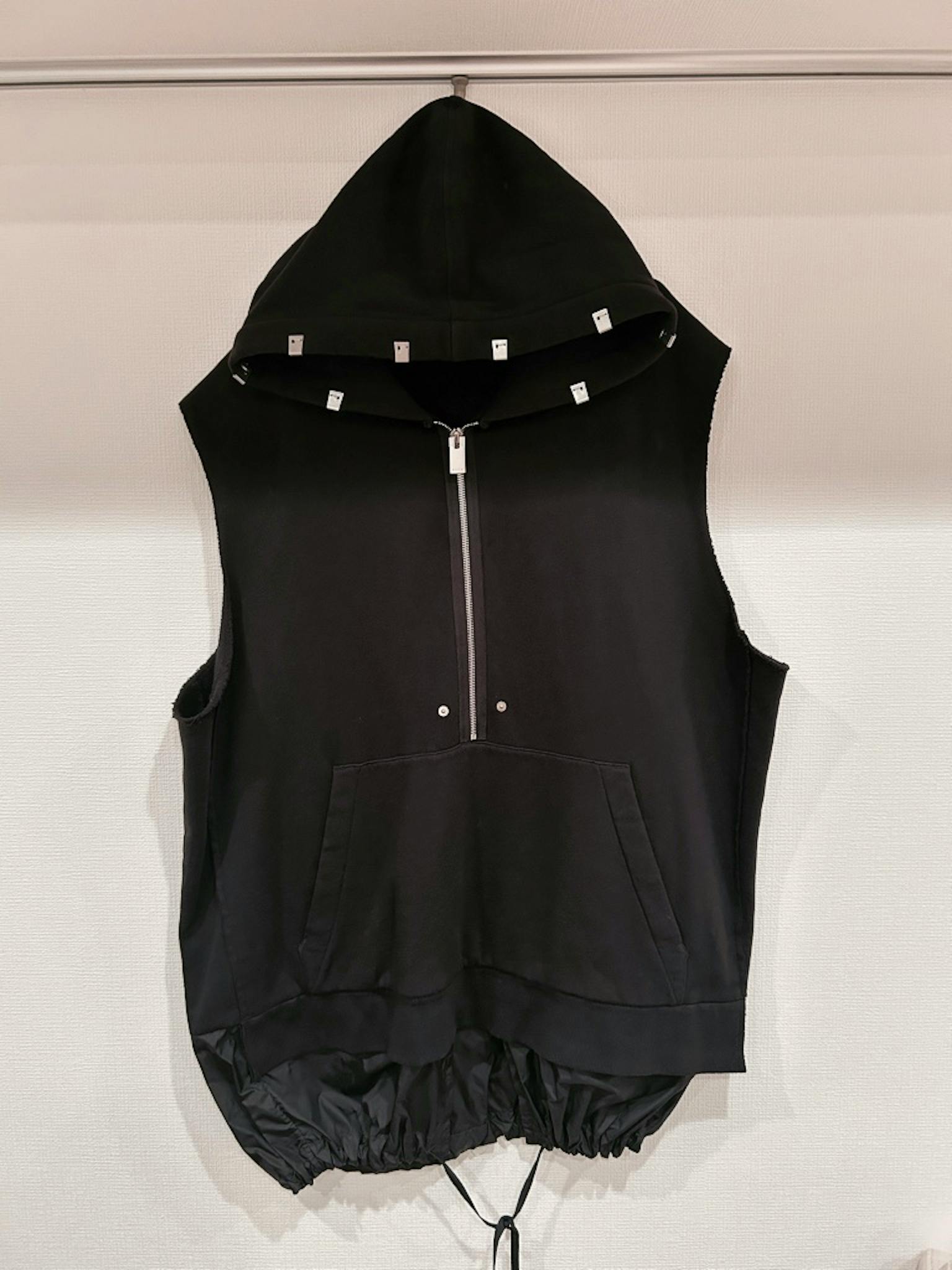 1017 ALYX 9SM ハーフジップ ドローストリング ノースリーブ パーカー 