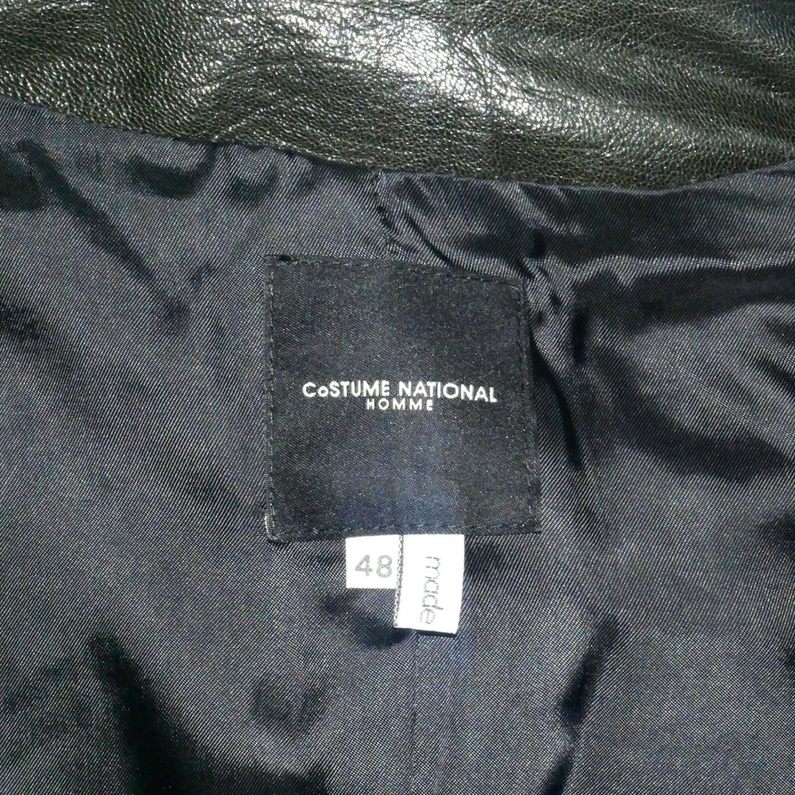 costume national homme designed leather tailored jacket - ARCHIVESTOCK