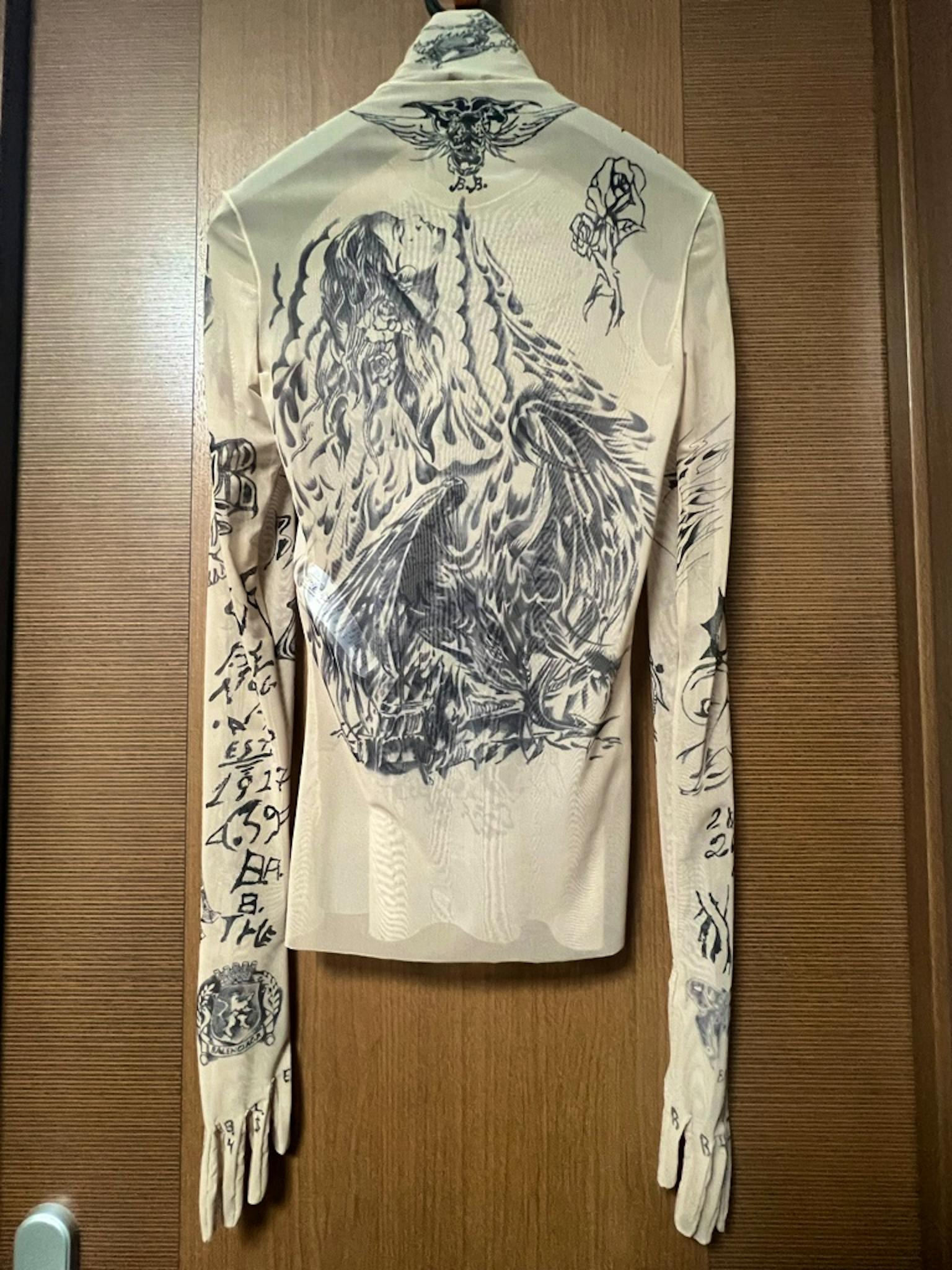 balenciaga 24ss tattoo tops - ARCHIVESTOCK