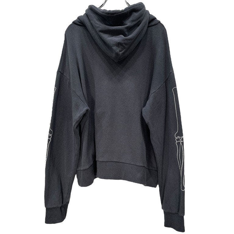 el conductorH コンダクター　ボーン　スウェット　トレーナー el conductorH - CORD EMBROIDERED CREW NECK SWEATER \u0027BONES (BK