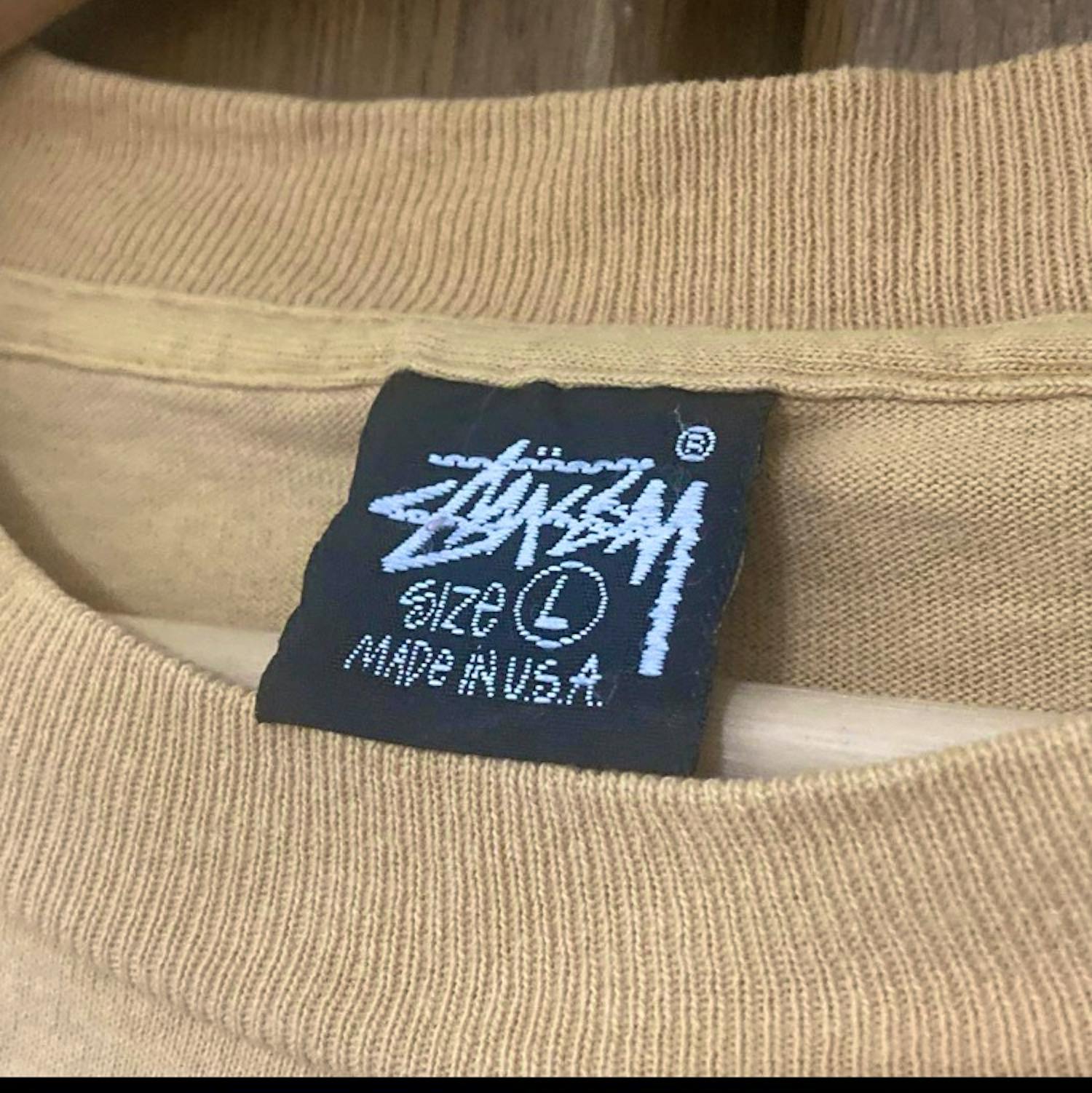 最強フェード 後期 黒タグ80s】ステューシー 両面スペードロゴ Tシャツ 
