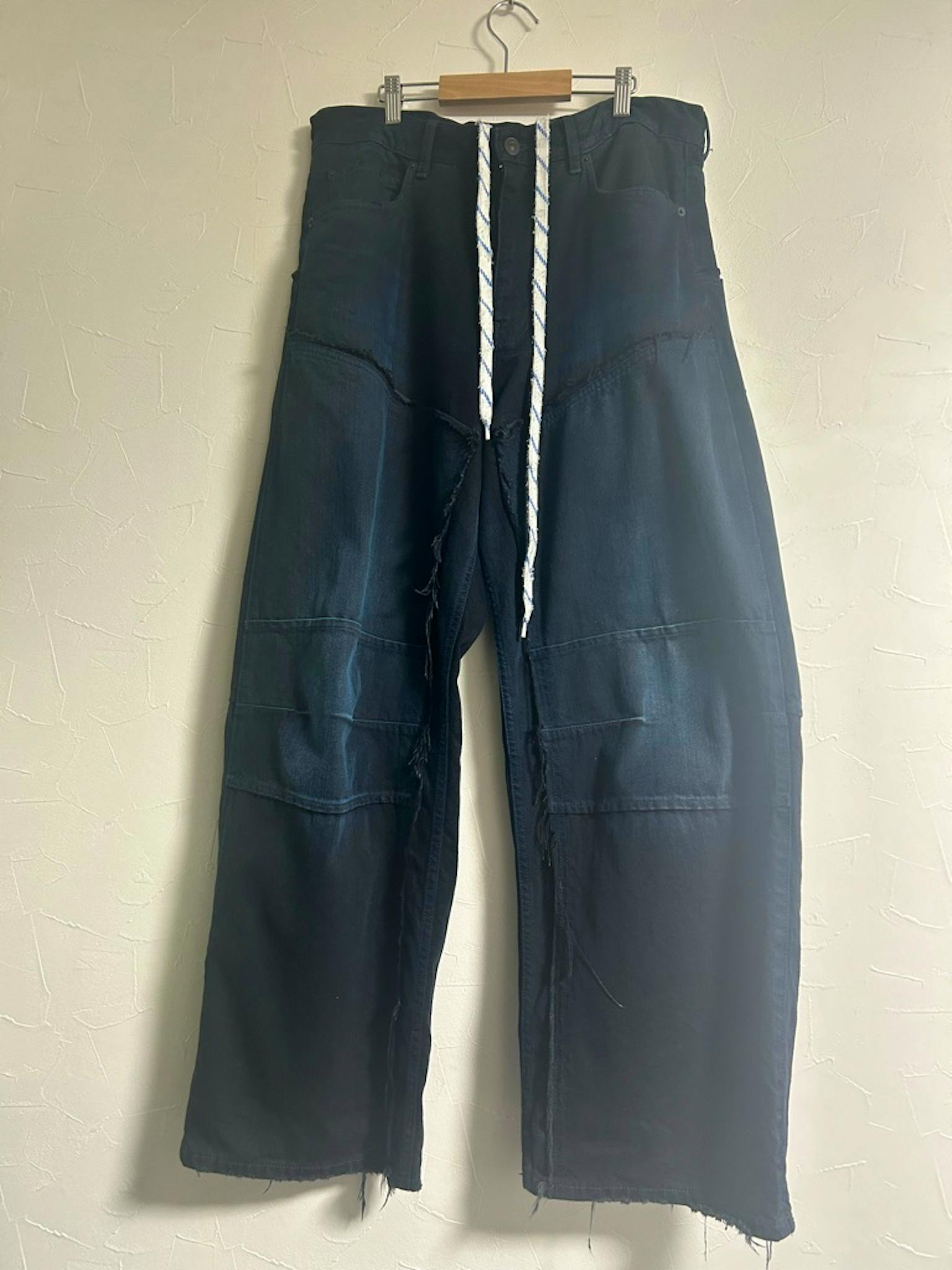 Balenciaga 24winter Double Knee Denim Pants - ARCHIVESTOCK