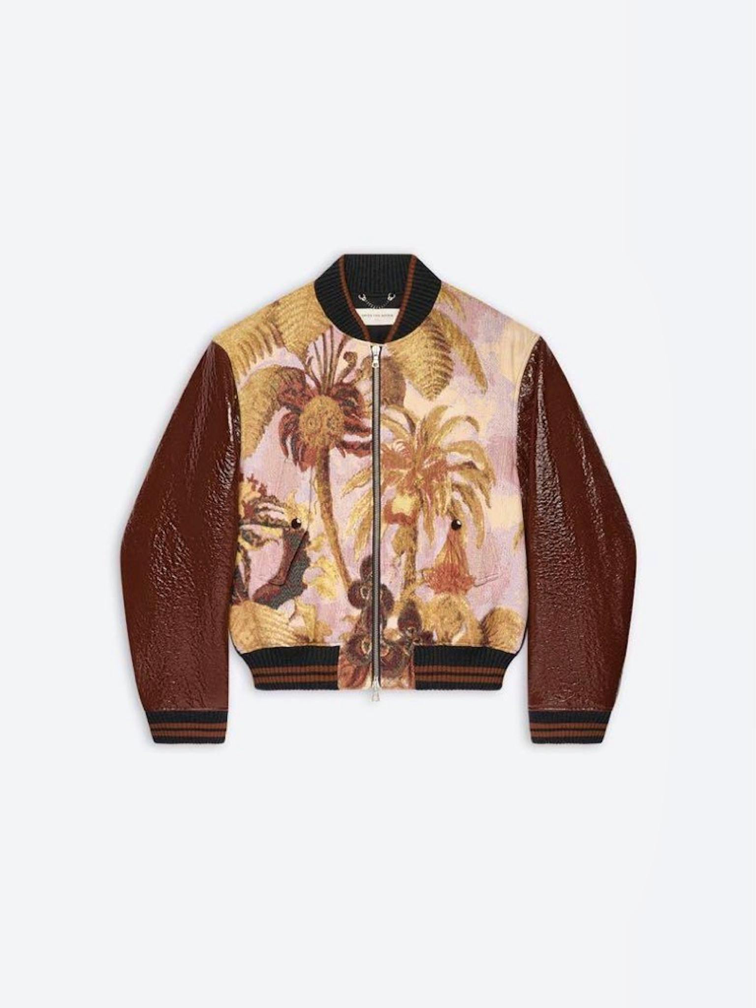 DRIES VAN NOTEN 23 AW Jacquard Bomber Jacket Lサイズ - ARCHIVESTOCK