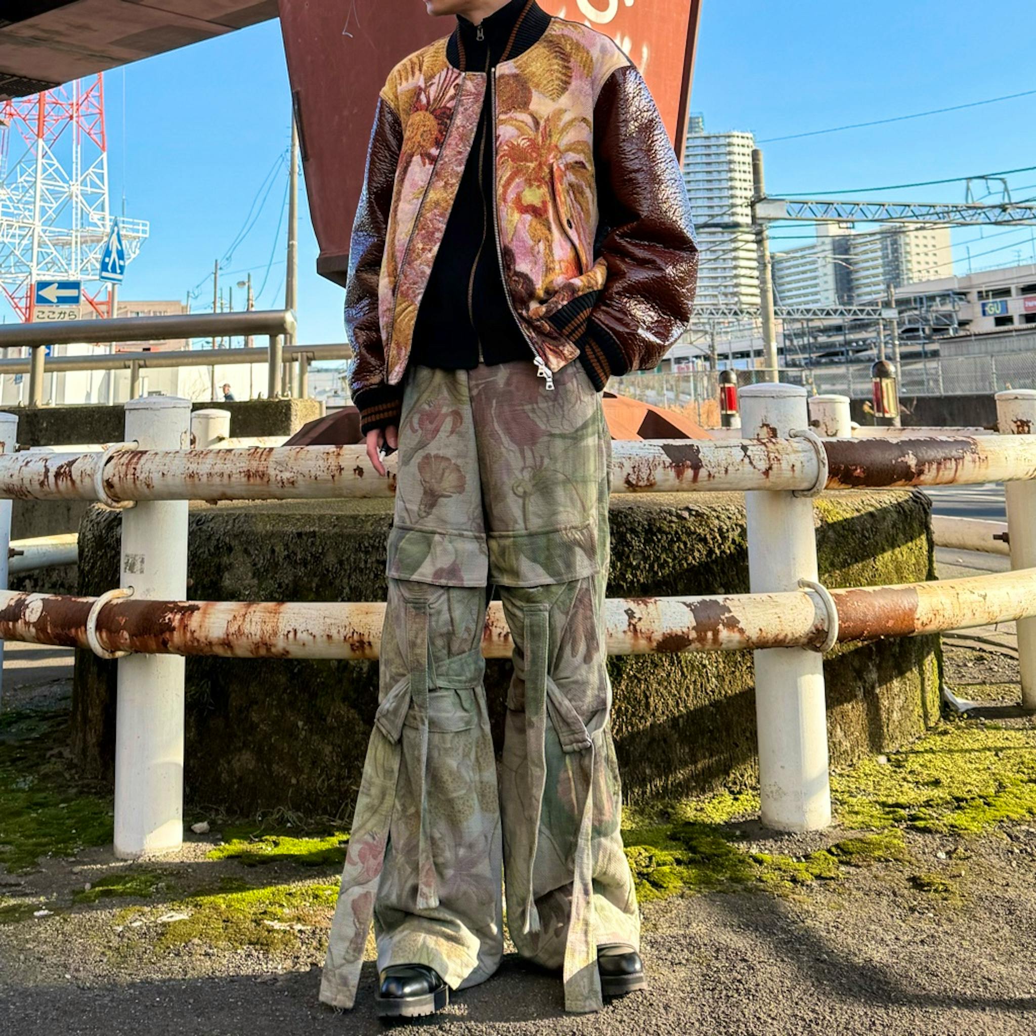 DRIES VAN NOTEN 23 AW Jacquard Bomber Jacket Lサイズ - ARCHIVESTOCK
