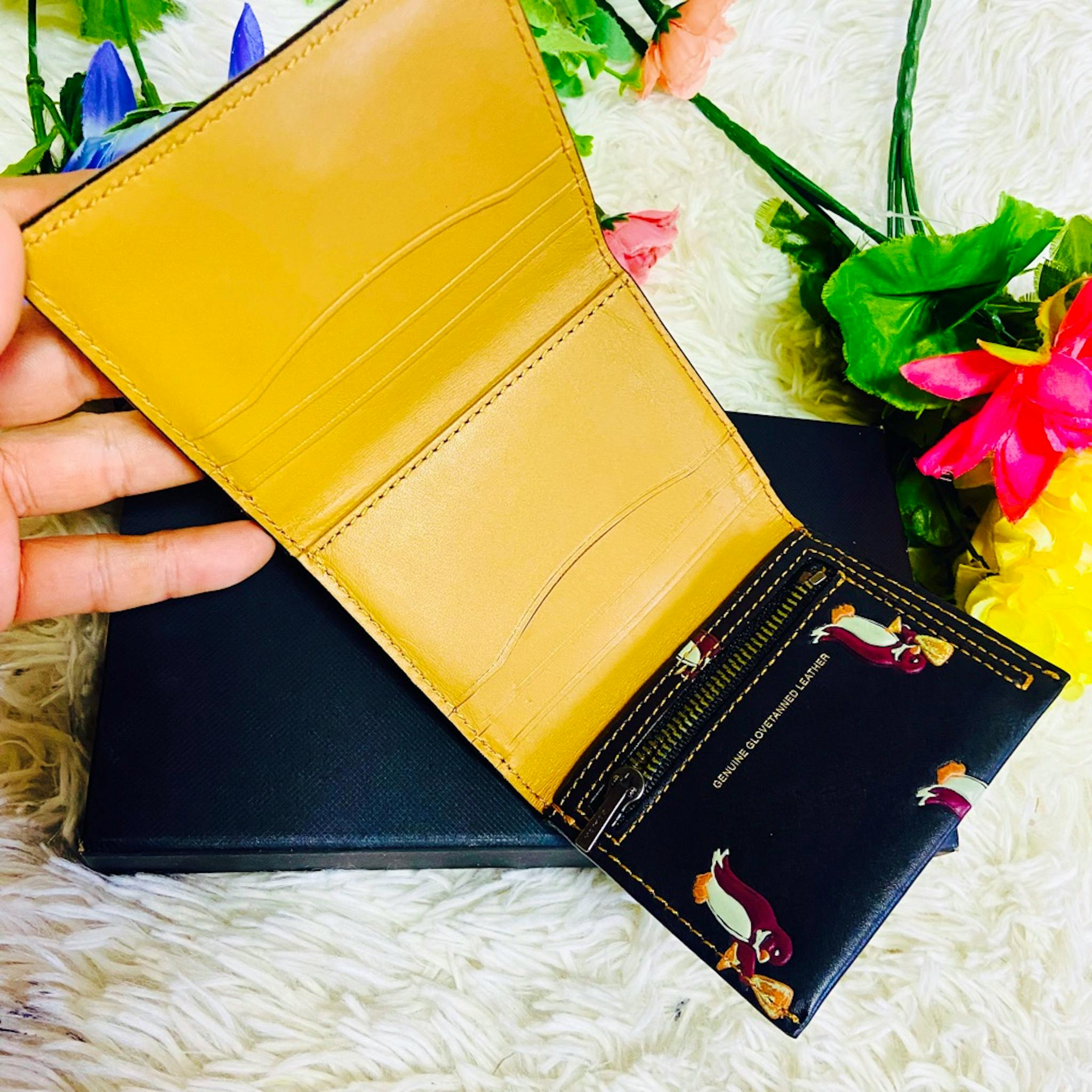 本革✨COACH✨コーチ✨財布✨ペンギン✨シャンパン✨グラブタンレザー 