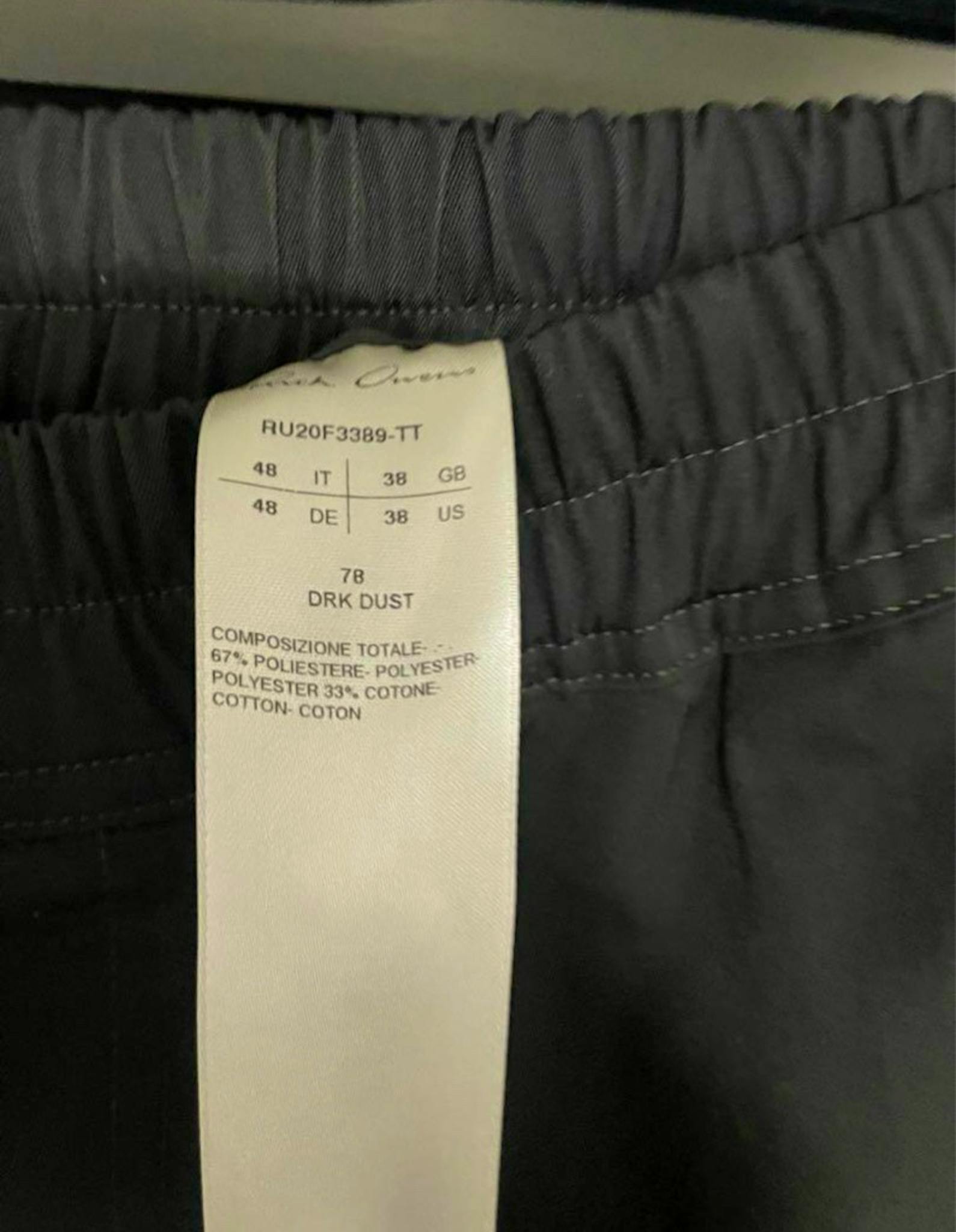 rick owens 20aw ドローストリングポッズ ショーツ 48 - ARCHIVESTOCK