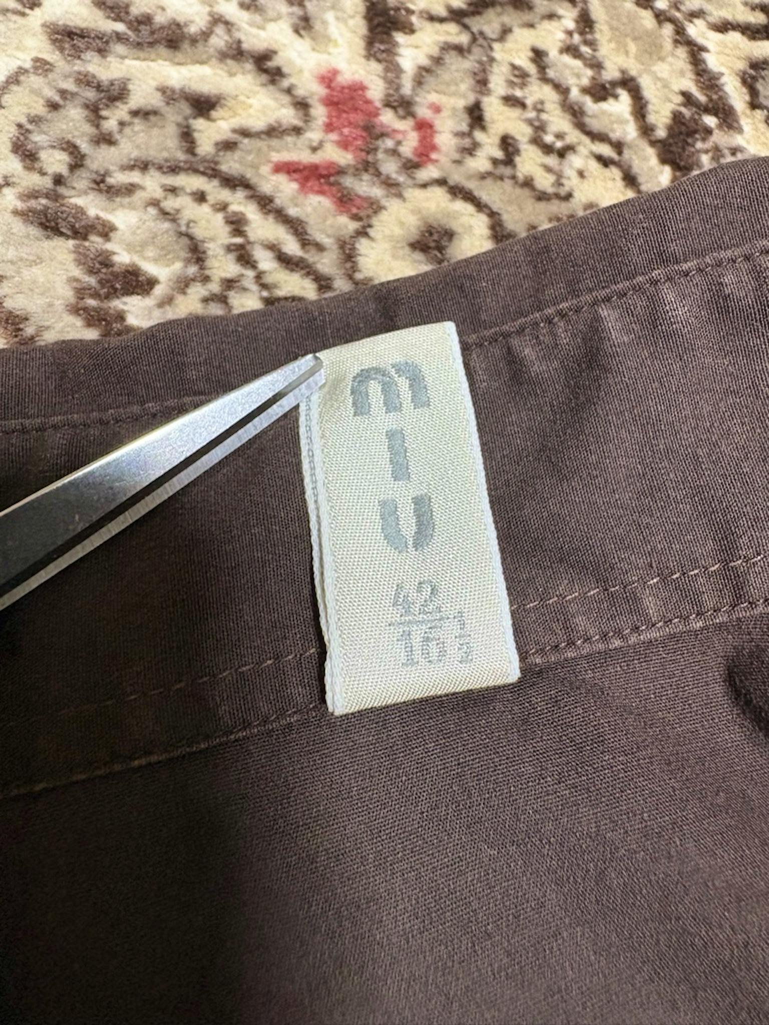 miu miu 90s bicolor shirt archive - ARCHIVESTOCK