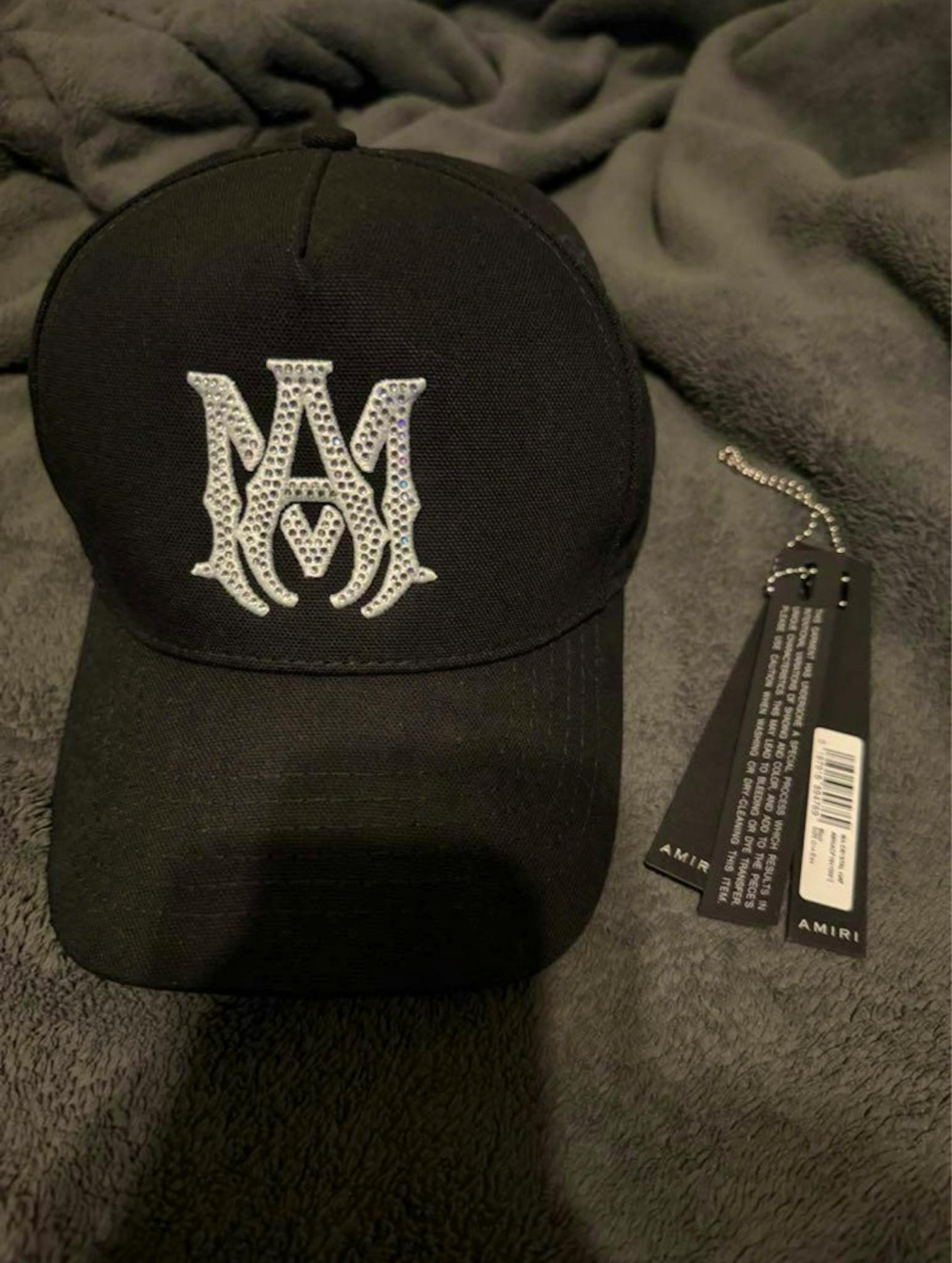 定価11万】amiri クリスタル ロゴキャップ 確実正規品 タグ付き 
