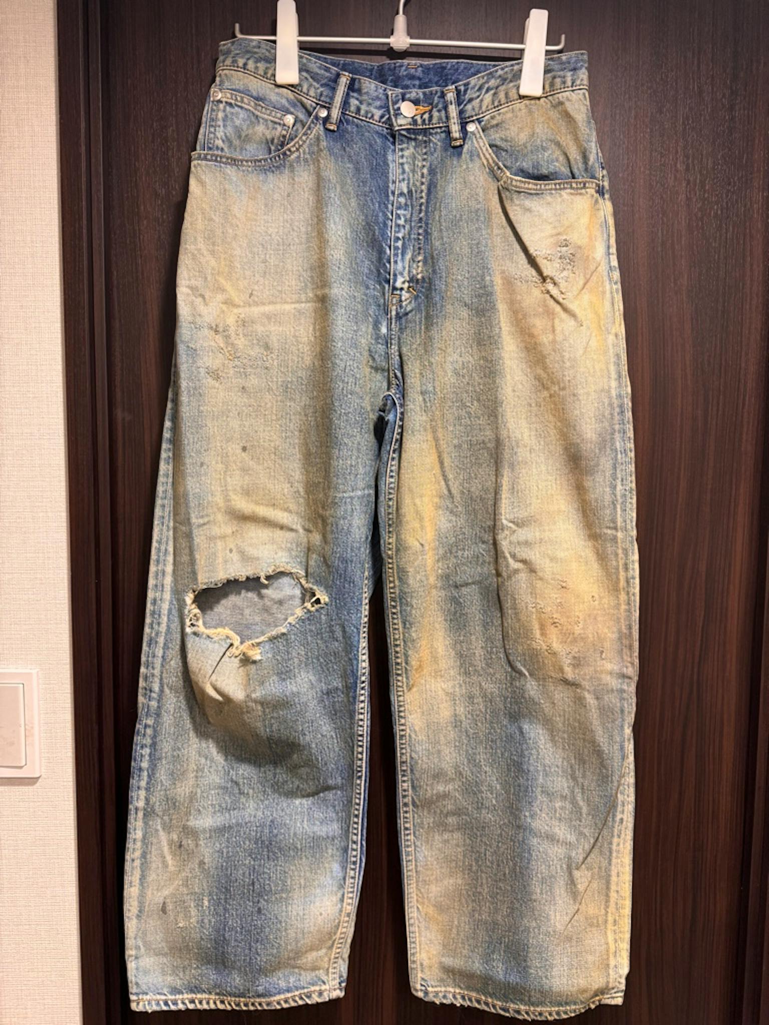ANCELLM 25SS 伊勢丹別注UNEVEN 5P DENIM PANTS サイズ1 - ARCHIVESTOCK