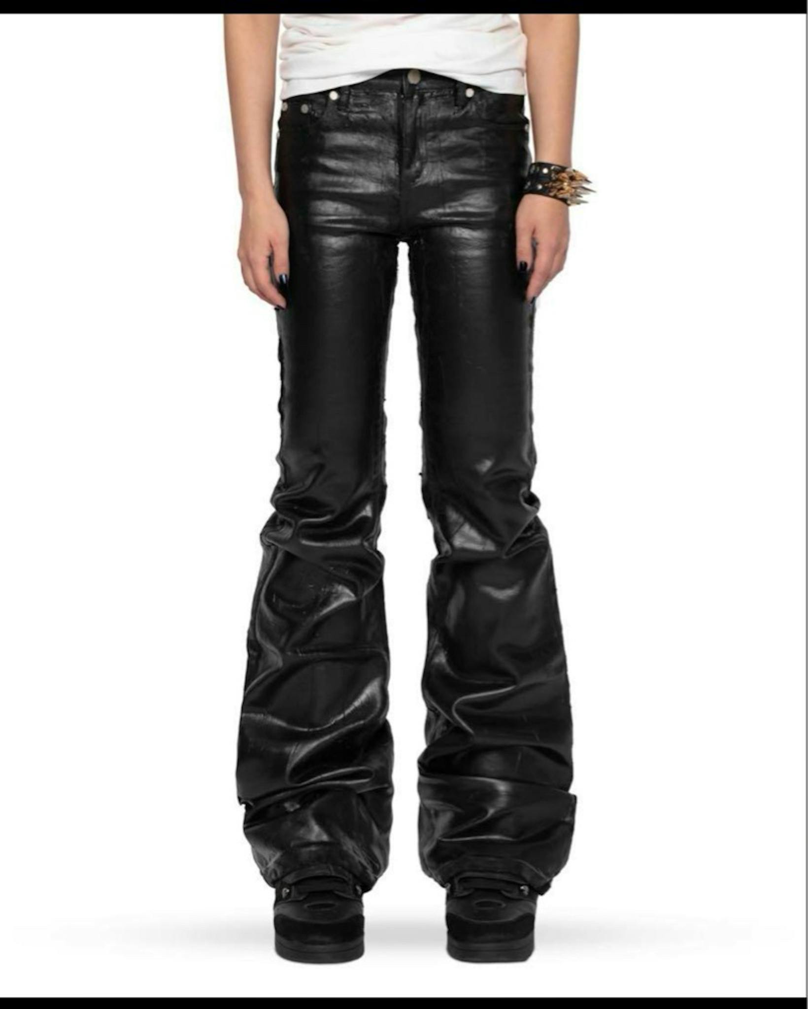 racer worldwide/ワックスコーティングフレアパンツ - ARCHIVESTOCK