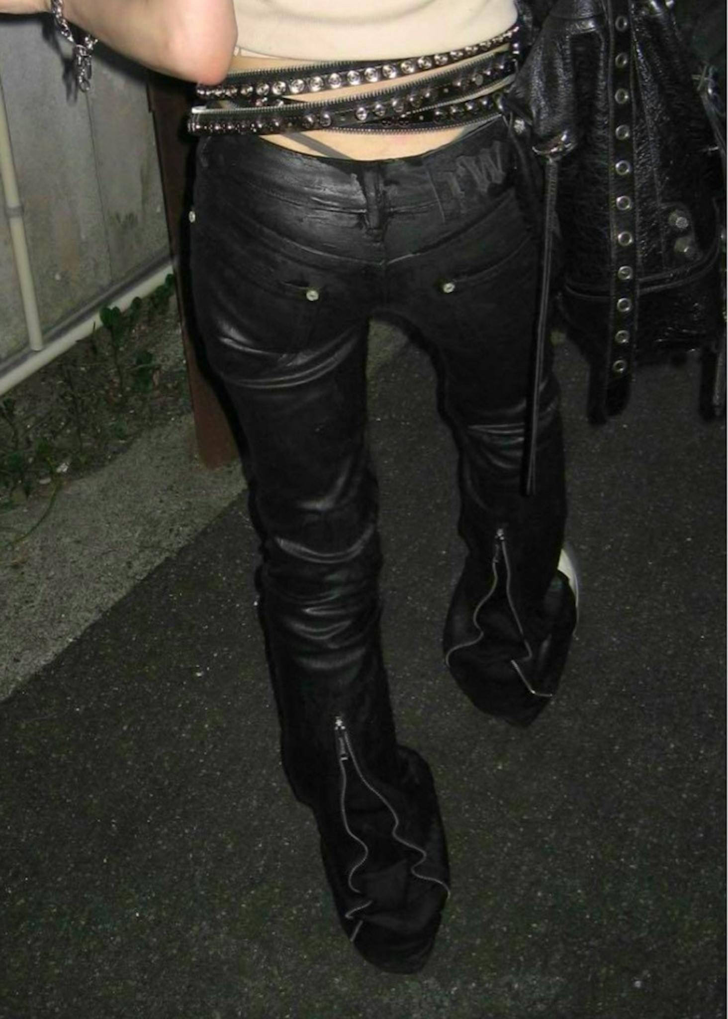 racer worldwide/ワックスコーティングフレアパンツ - ARCHIVESTOCK