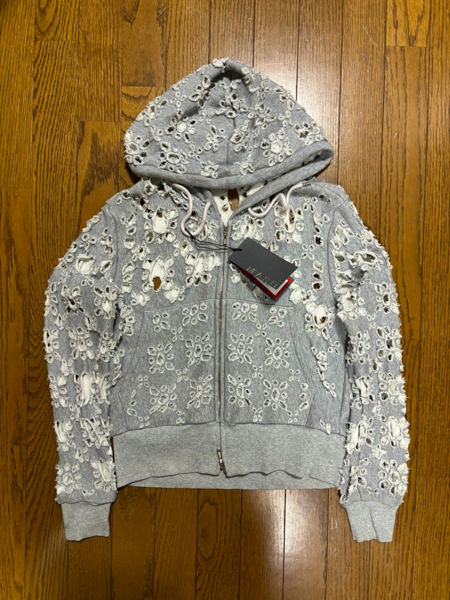 MASU 24AW FLOWER HOLE ZIP-UP SWEAT PARKA - ARCHIVESTOCK
