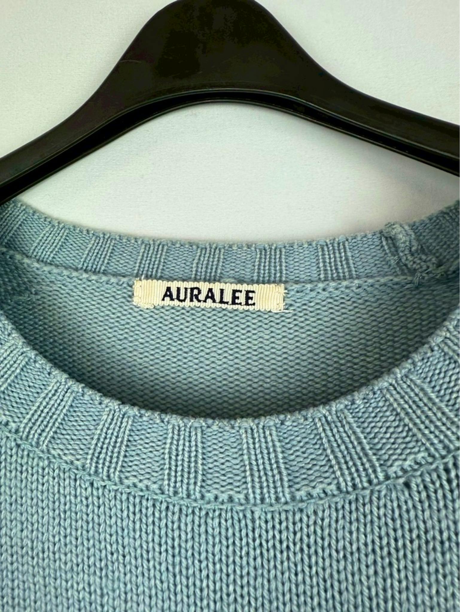 AURALEE 23AW WASHED FRENCH MERINO KNIT - ARCHIVESTOCK 