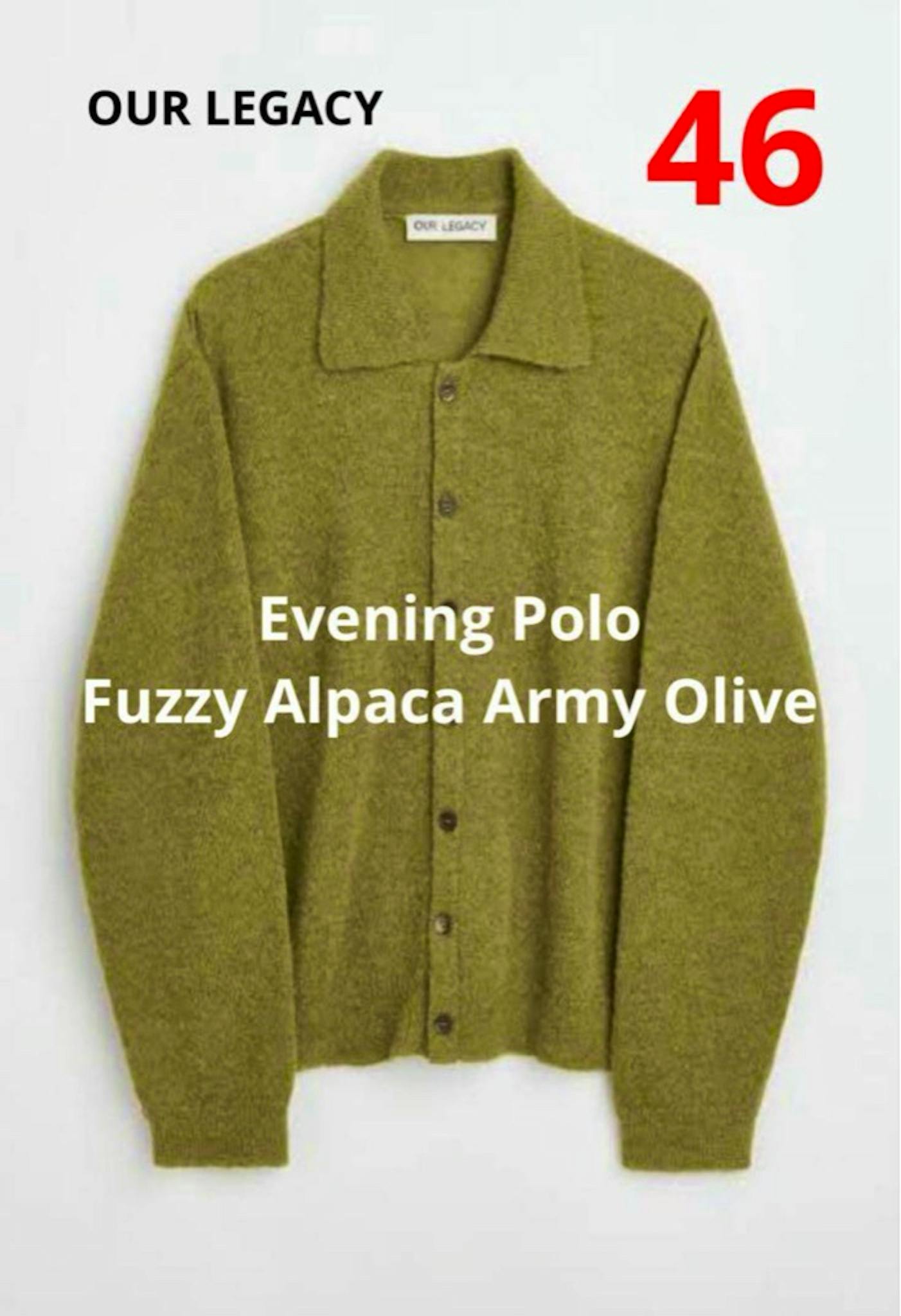 Our Legacy Evening Polo Fuzzy Alpaca 46 - ARCHIVESTOCK