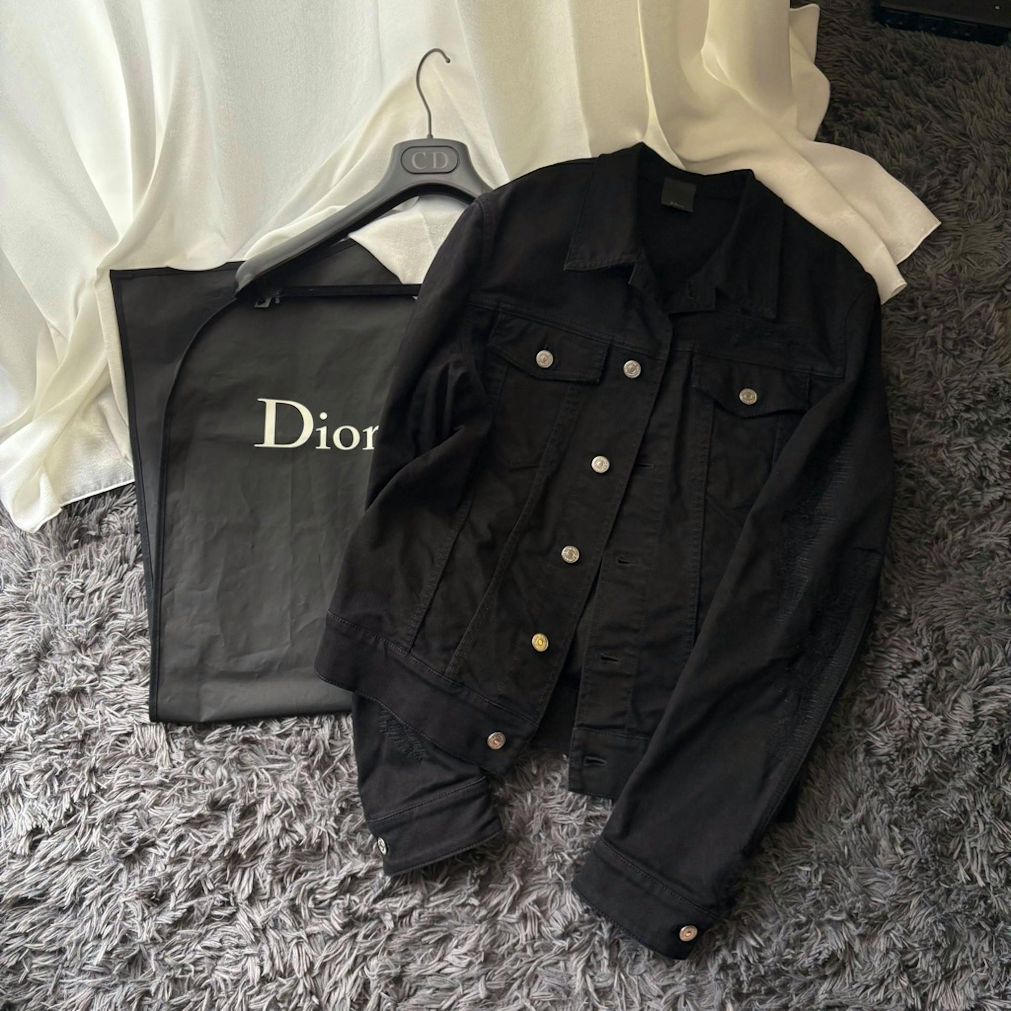 dior homme 17ss destroy denim jacket 46 - ARCHIVESTOCK